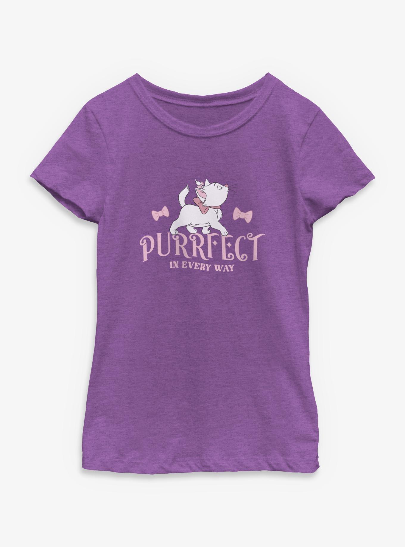 Disney The Aristocats Purrfect In Every Way Youth Girls T-Shirt, , hi-res