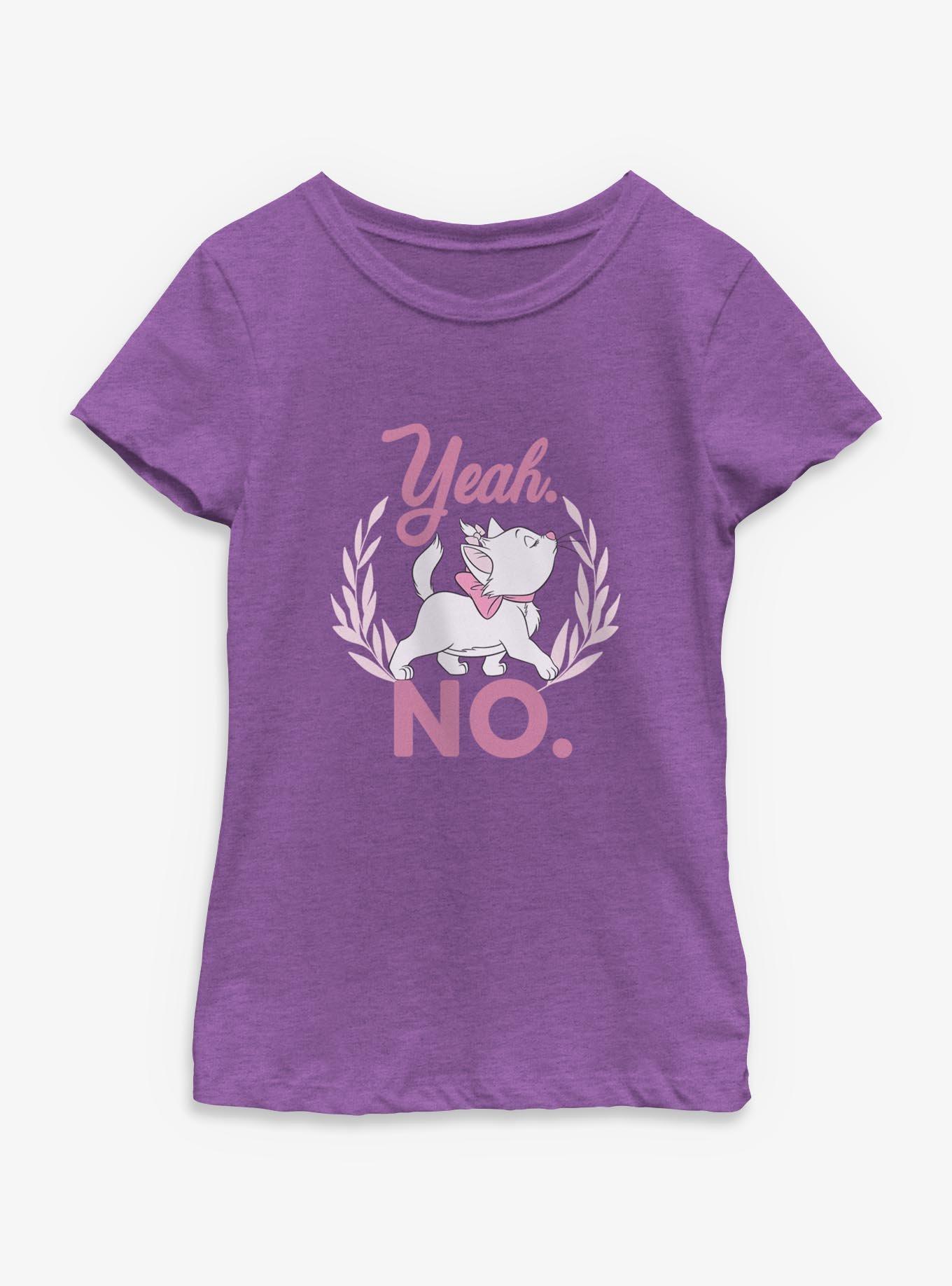 Disney The Aristocats Marie Yeah No Youth Girls T-Shirt, , hi-res