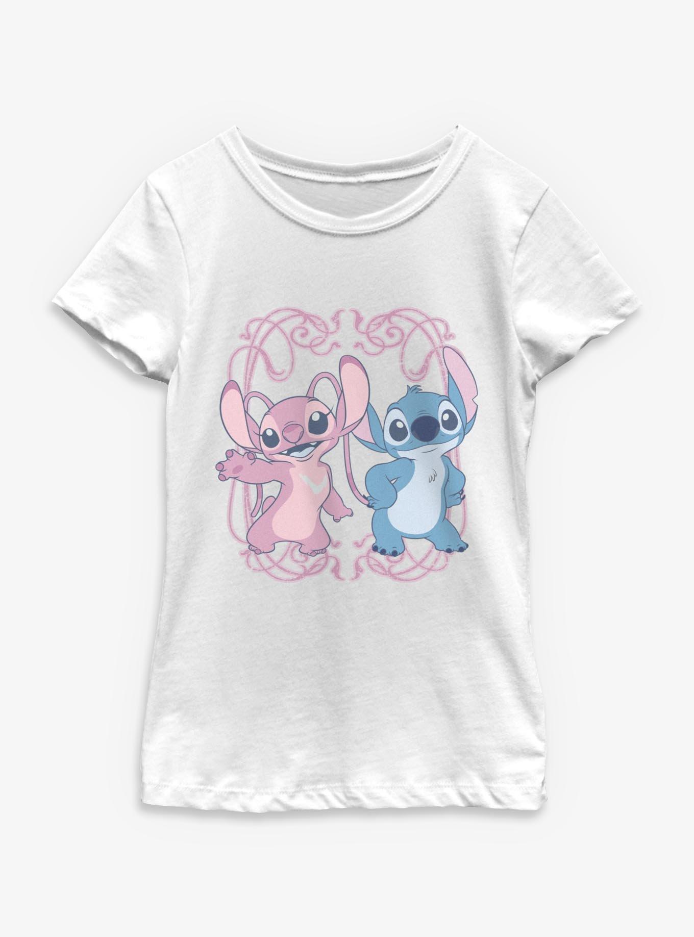 Disney Lilo & Stitch Picture Perfect Aliens Youth Girls T-Shirt, , hi-res