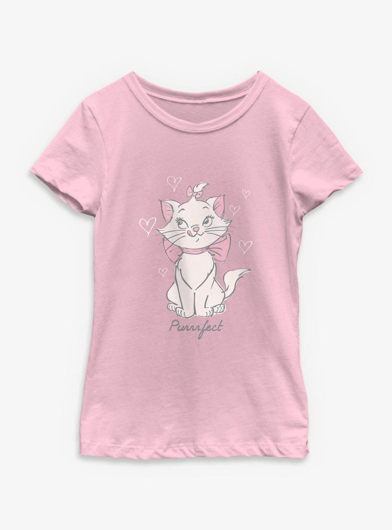 Disney The Aristocats Purrrfect Youth Girls T-Shirt, , hi-res