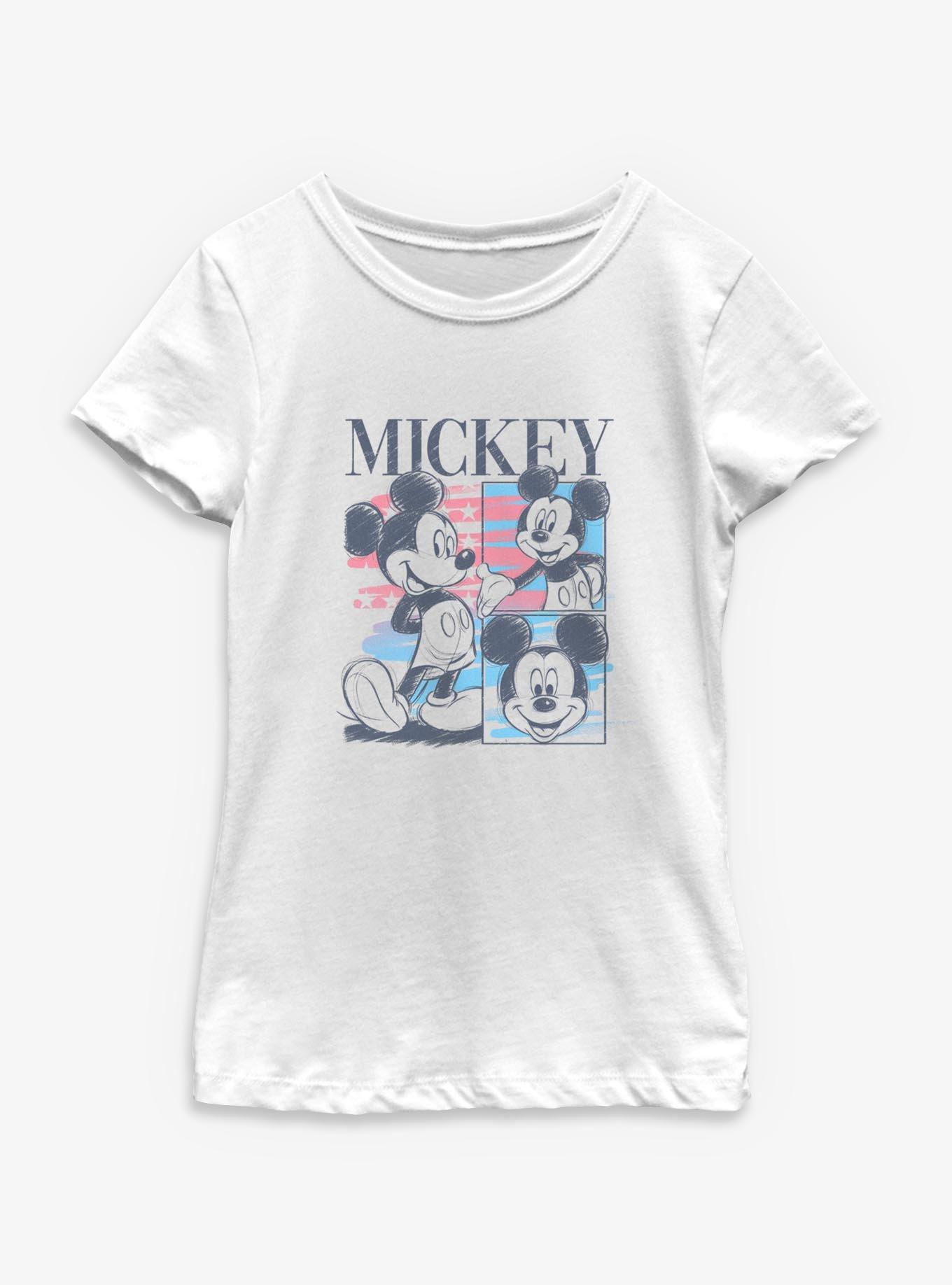 Disney Mickey Mouse Mickey Star Youth Girls T-Shirt, , hi-res