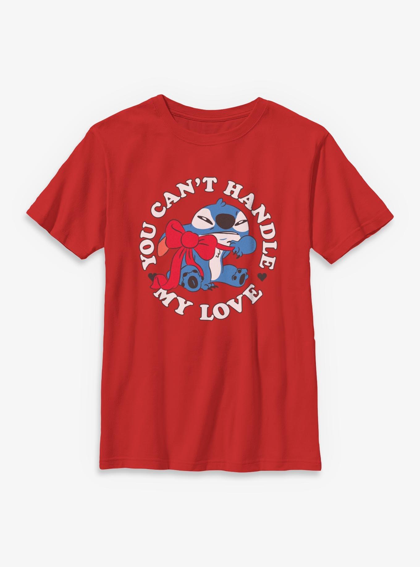 Disney Lilo & Stitch Can't Handle My Love Youth T-Shirt, , hi-res
