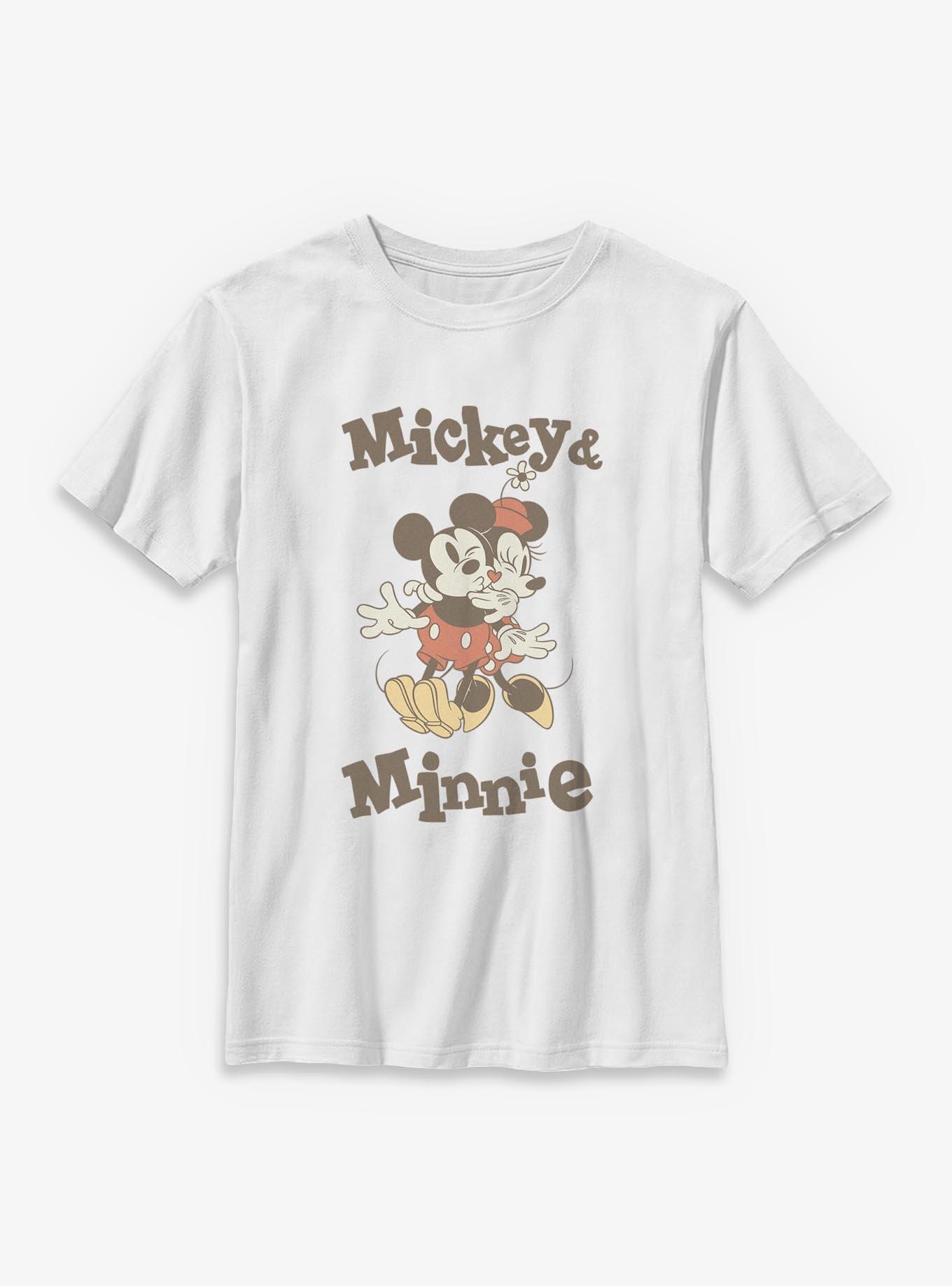 Disney Mickey Mouse Retro Kiss Youth T-Shirt, , hi-res