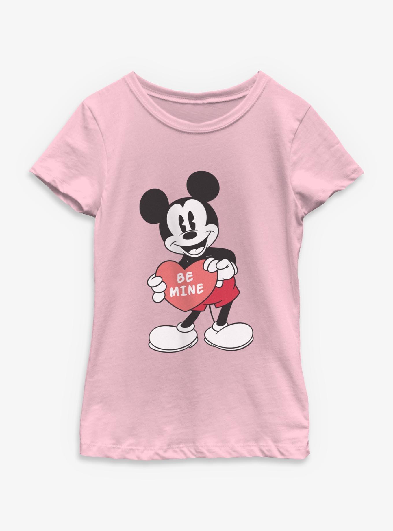 Disney Mickey Mouse Be Mine Youth Girls T-Shirt, , hi-res