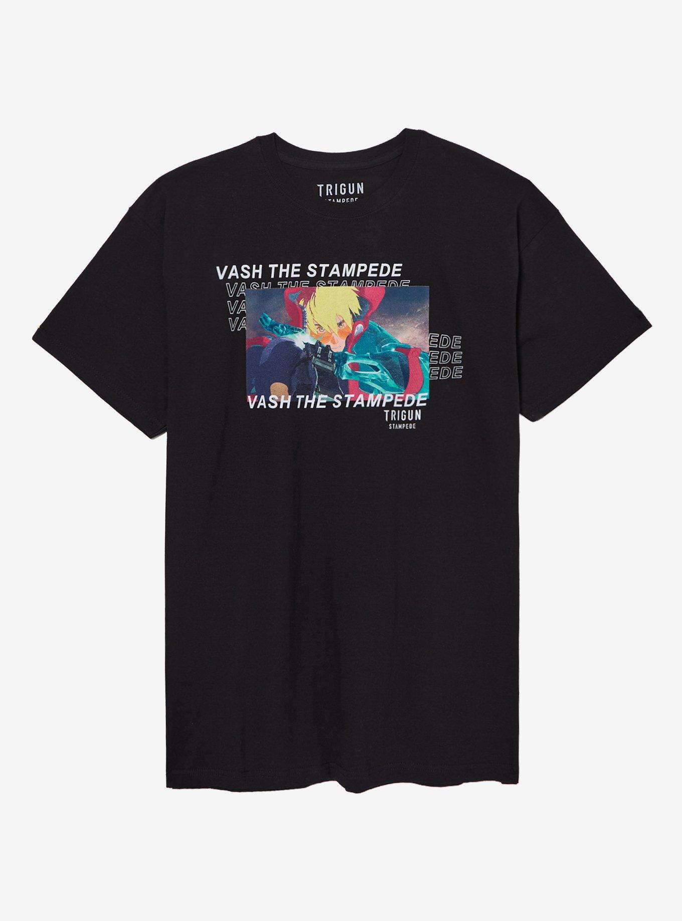 Trigun Stampede Vash Panel Name T-Shirt, , hi-res