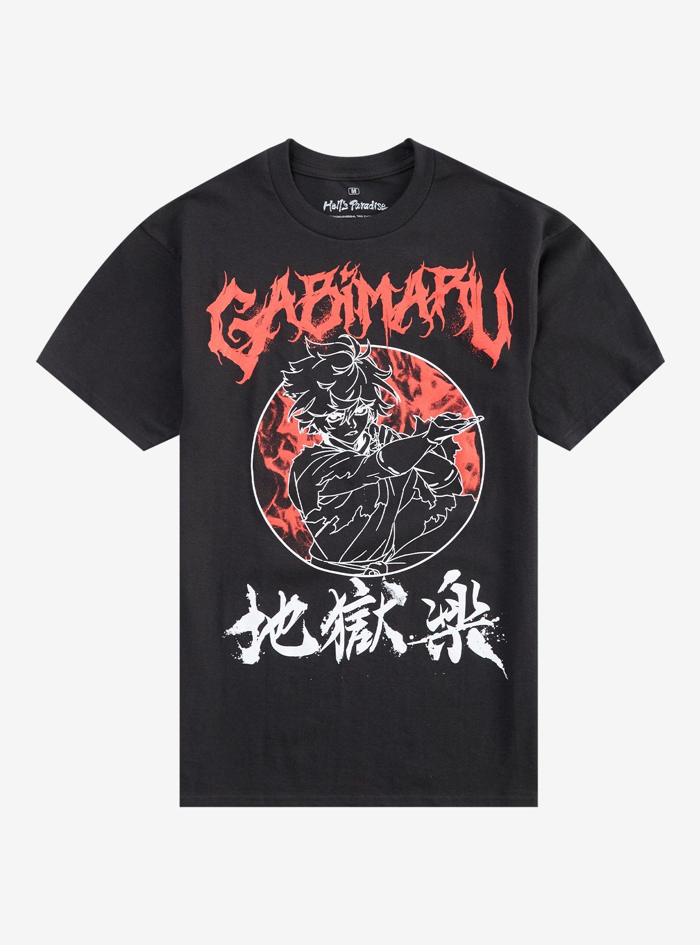Hell's Paradise Gabimaru Ninjutsu Flames T-Shirt, , hi-res