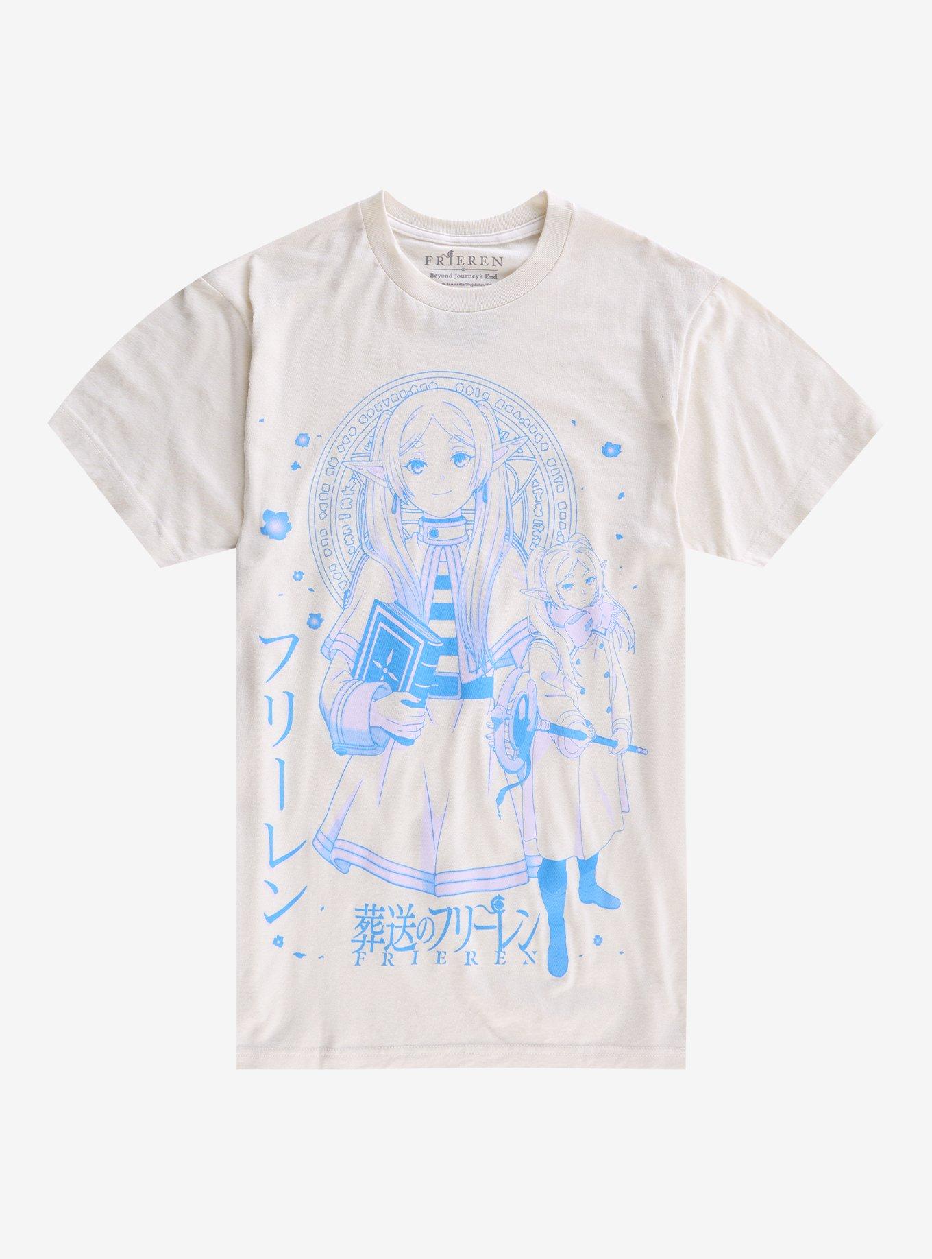 Frieren: Beyond Journey's End Blue Portrait T-Shirt, , hi-res