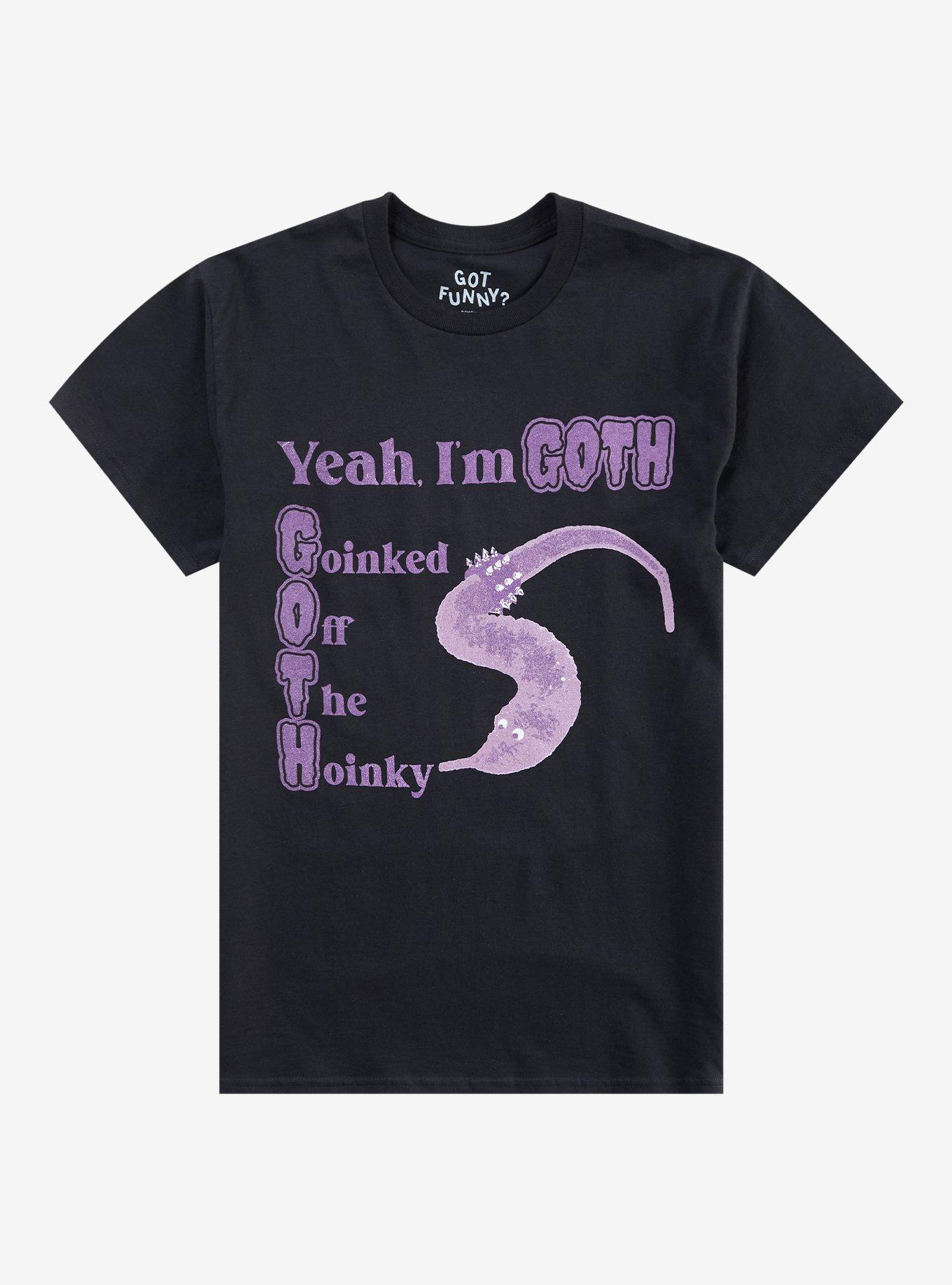 Goth Fuzzy Worm Meaning T-Shirt By Got Funny?, , hi-res