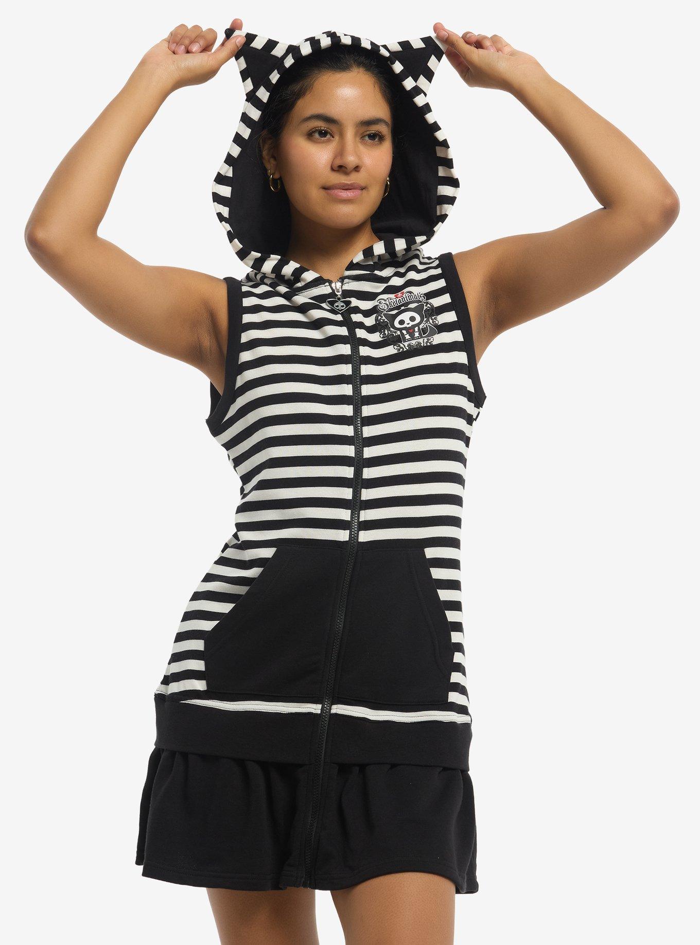 Skelanimals Stripe Hoodie Dress, , hi-res