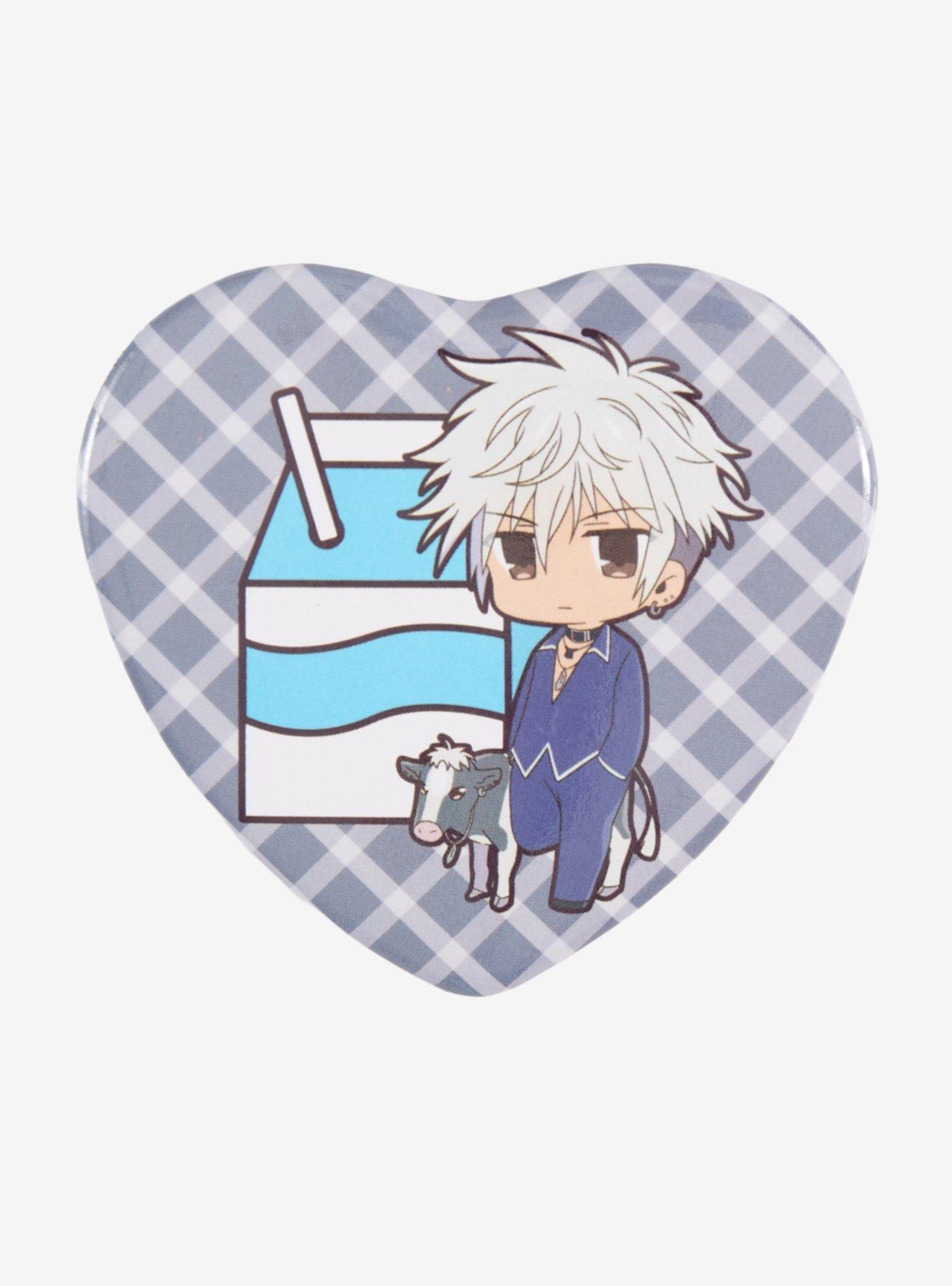 Fruits Basket Hatsuharu Food Heart Button, , hi-res