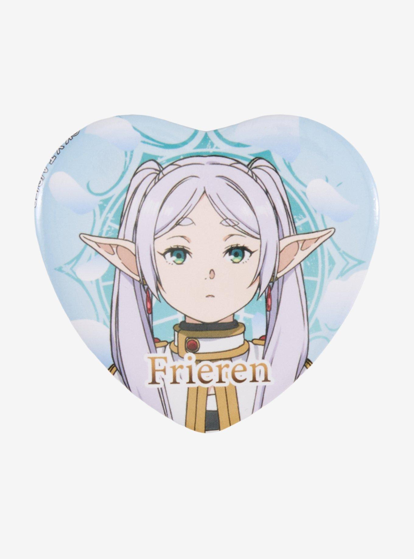 Frieren: Beyond Journey's End Frieren Heart Button, , hi-res