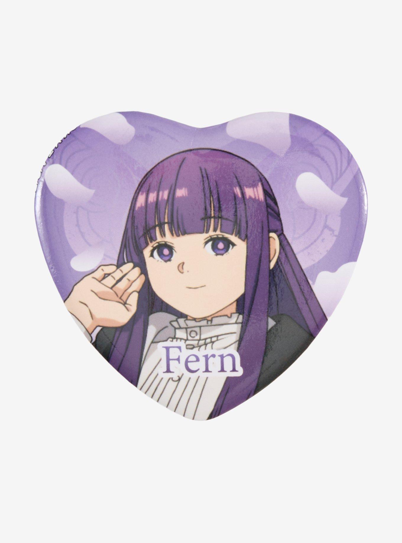 Frieren: Beyond Journey's End Fern Heart Button, , hi-res
