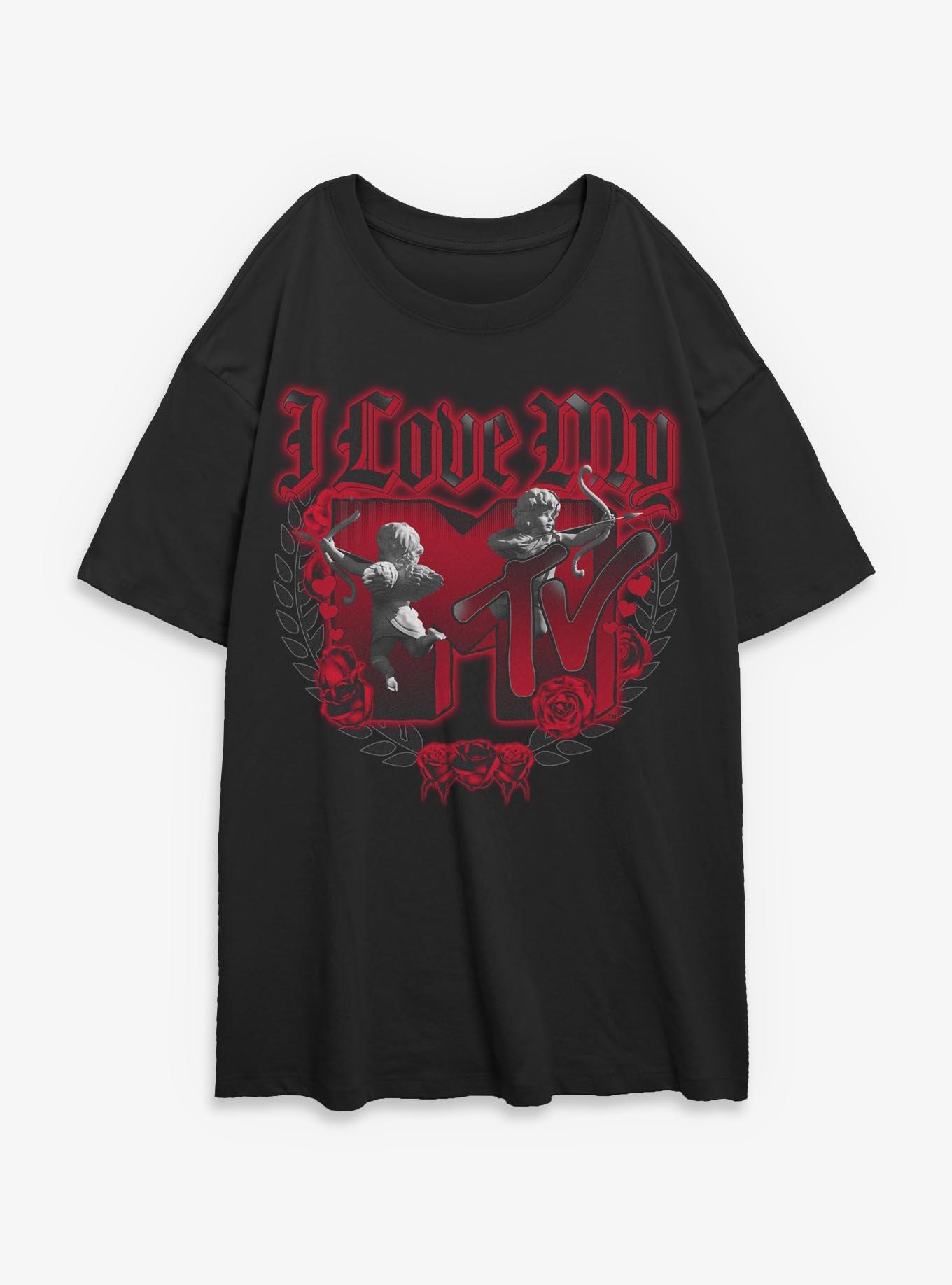 Mtv I Love My Mtv Womens Oversized T-Shirt, , hi-res