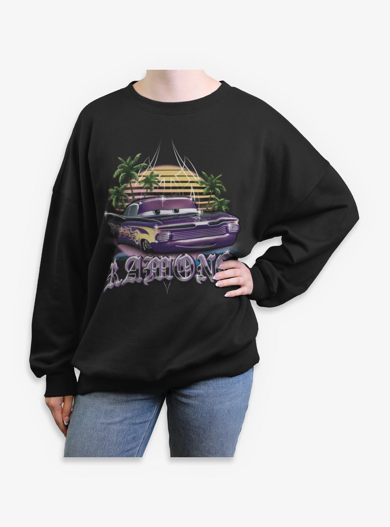 Disney Pixar Cars Ramone Airbrush Womens Oversized Sweatshirt, , hi-res