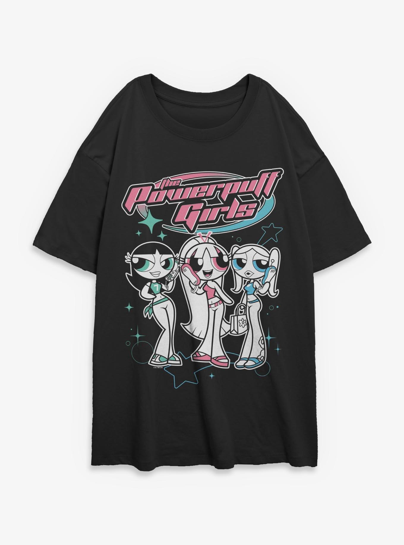 The Powerpuff Girls Teenage Girls Womens Oversized T-Shirt, , hi-res