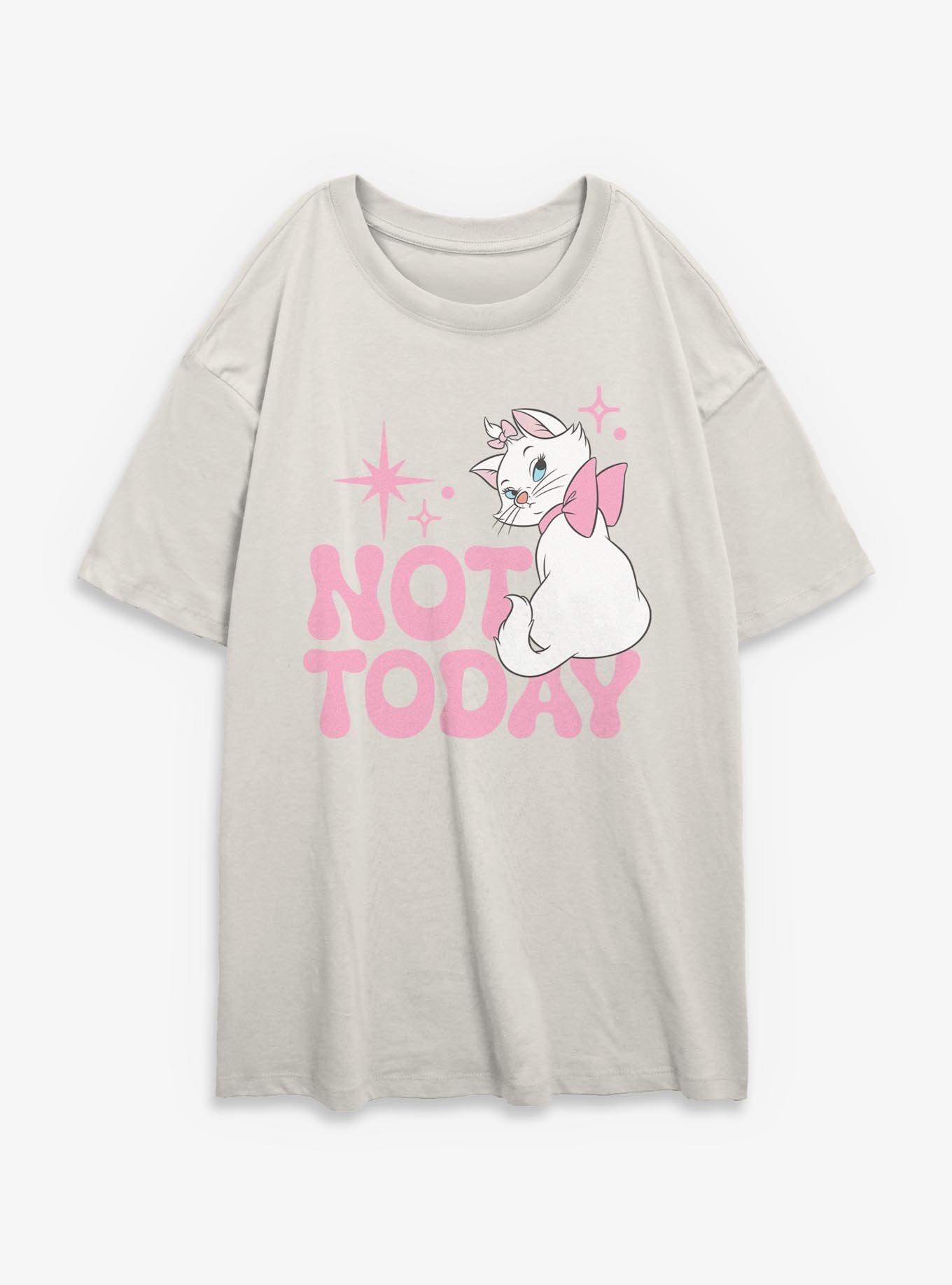 Disney The Aristocats Not Today Womens Oversized T-Shirt, , hi-res