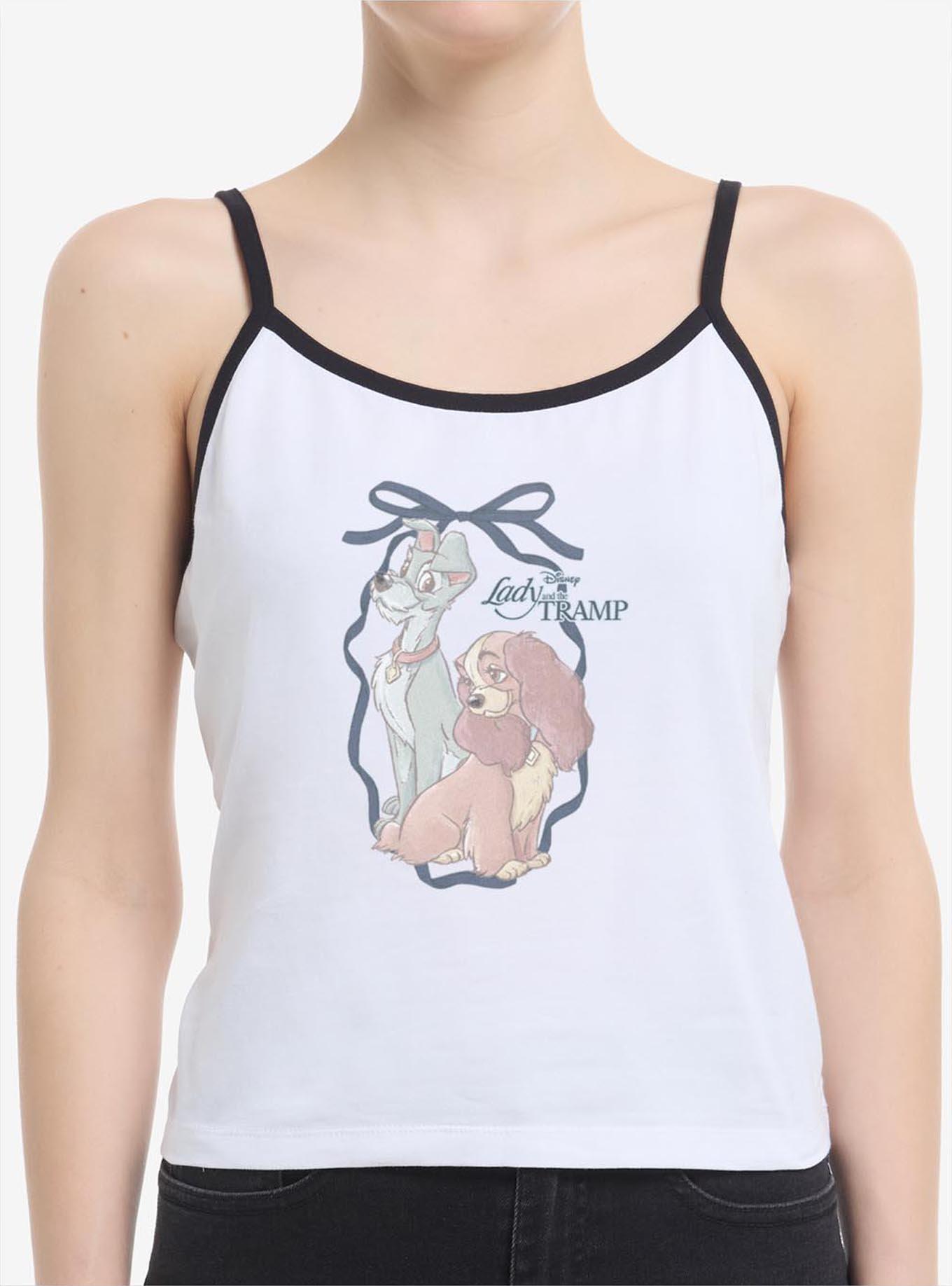 Disney Lady And The Tramp Bow Romance Womens Cami, , hi-res