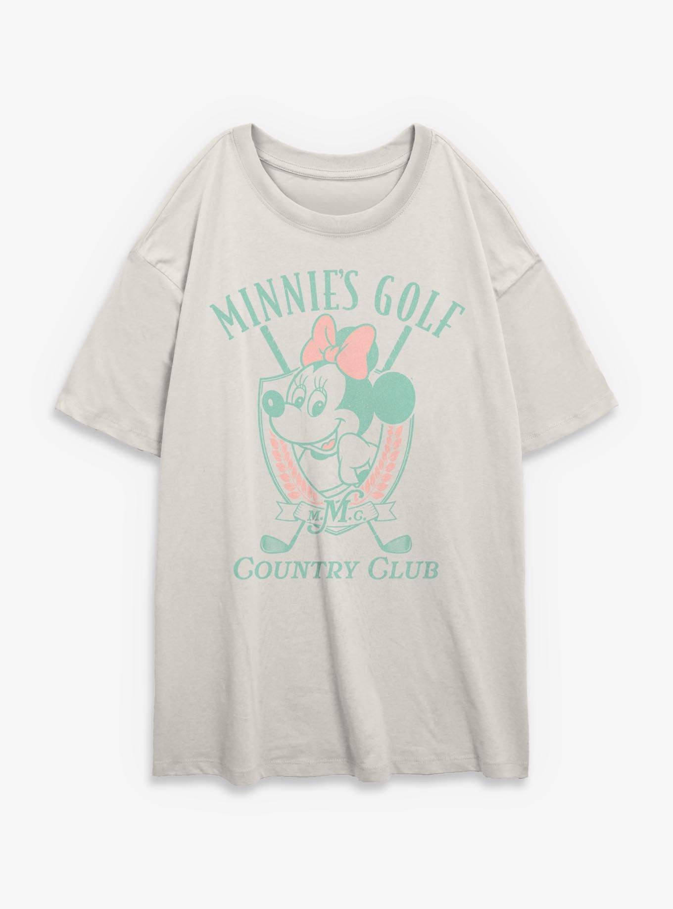 Disney Minnie Mouse Minnie's Golf Country Club Womens Oversized T-Shirt, , hi-res
