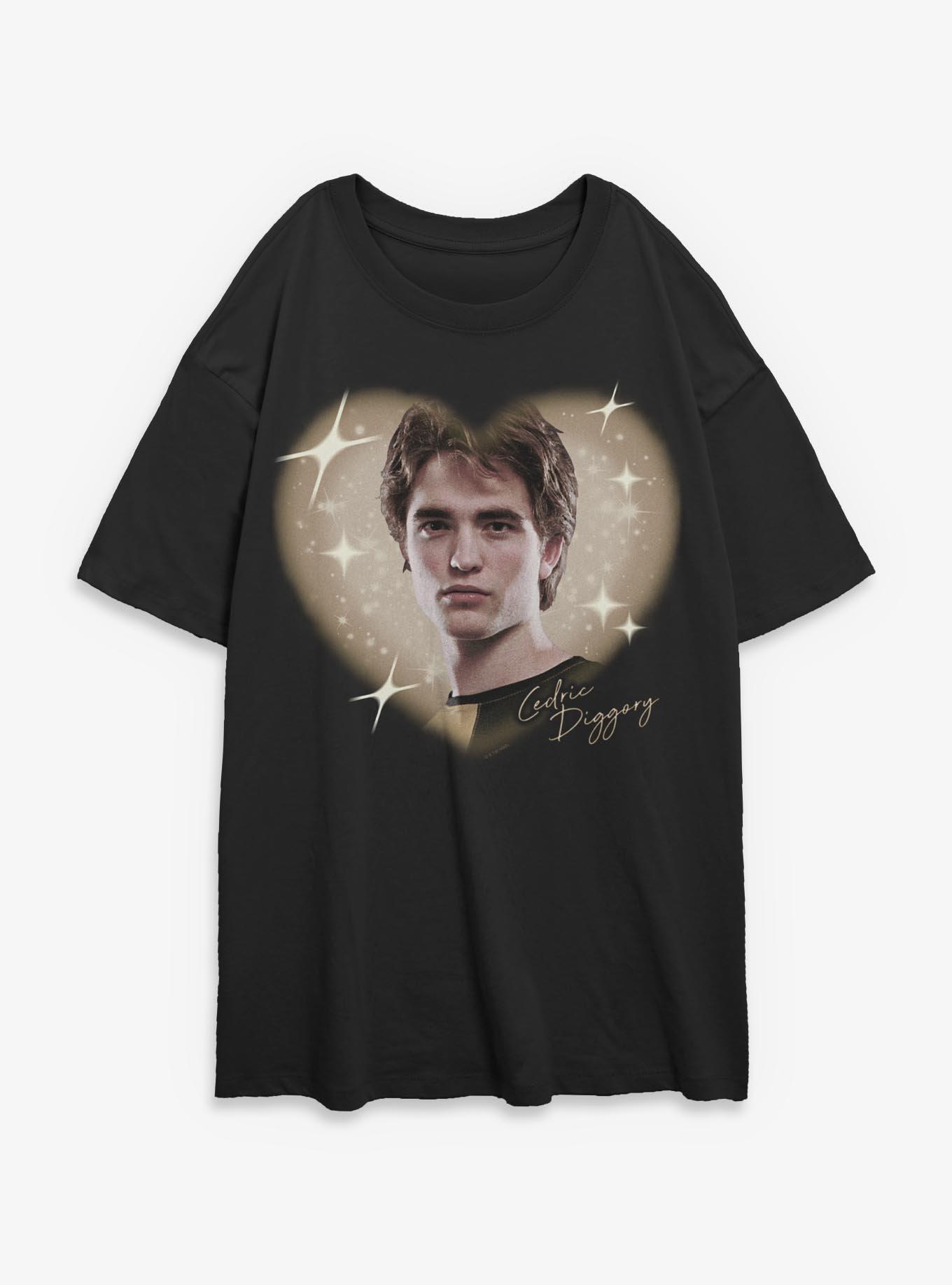 Harry Potter Cedric Diggory Heart  Womens Oversized T-Shirt, , hi-res
