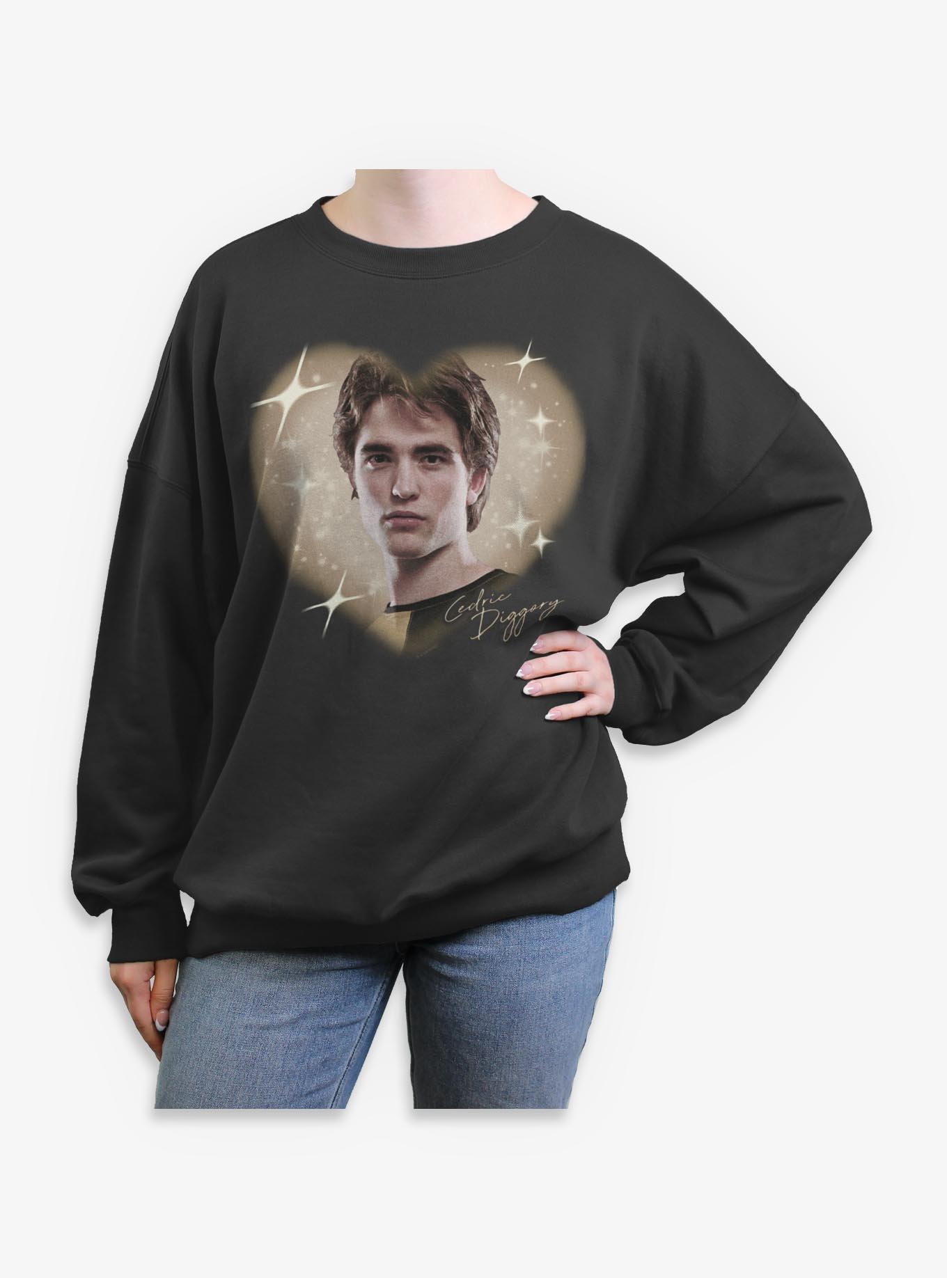 Harry Potter Cedric Diggory Heart  Womens Oversized Sweatshirt, , hi-res