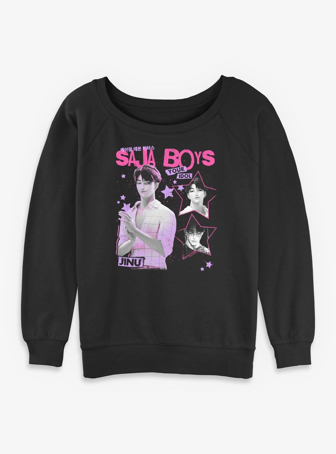 KPop Demon Hunters Saja Boys Jinu Your Idol Womens Slouchy Sweatshirt, , hi-res
