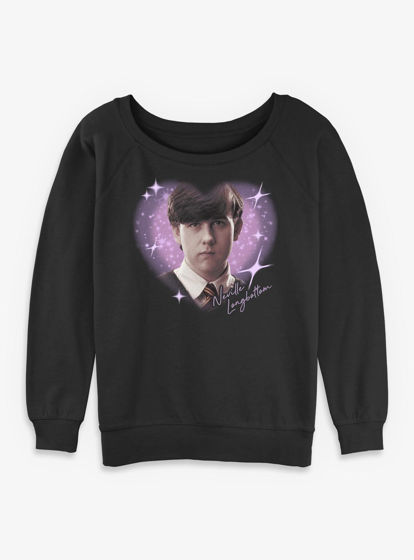 Harry Potter Neville Longbottom Heart  Womens Slouchy Sweatshirt, , hi-res