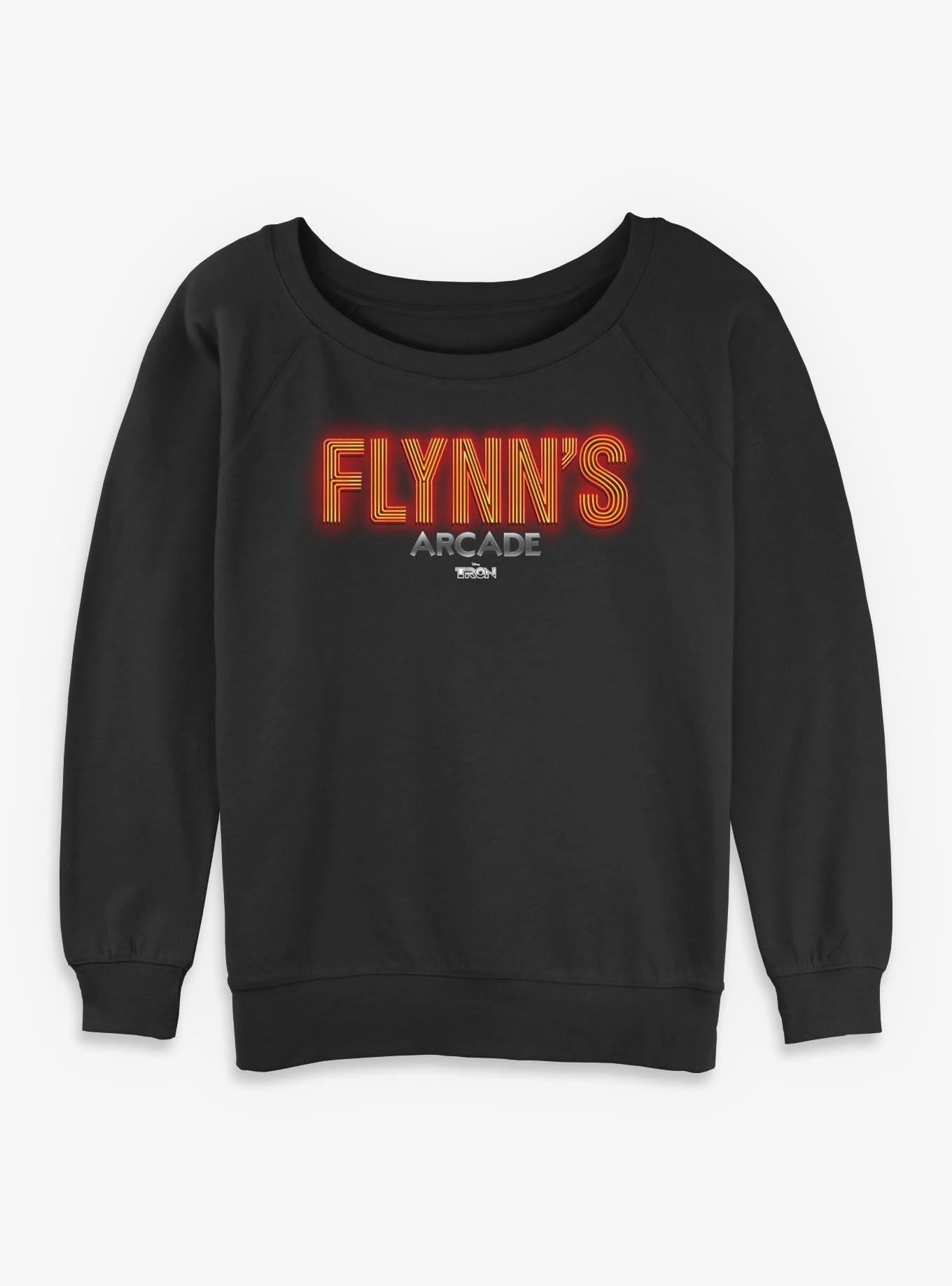 Tron Flynn's Arcade Womens Slouchy Sweatshirt, , hi-res