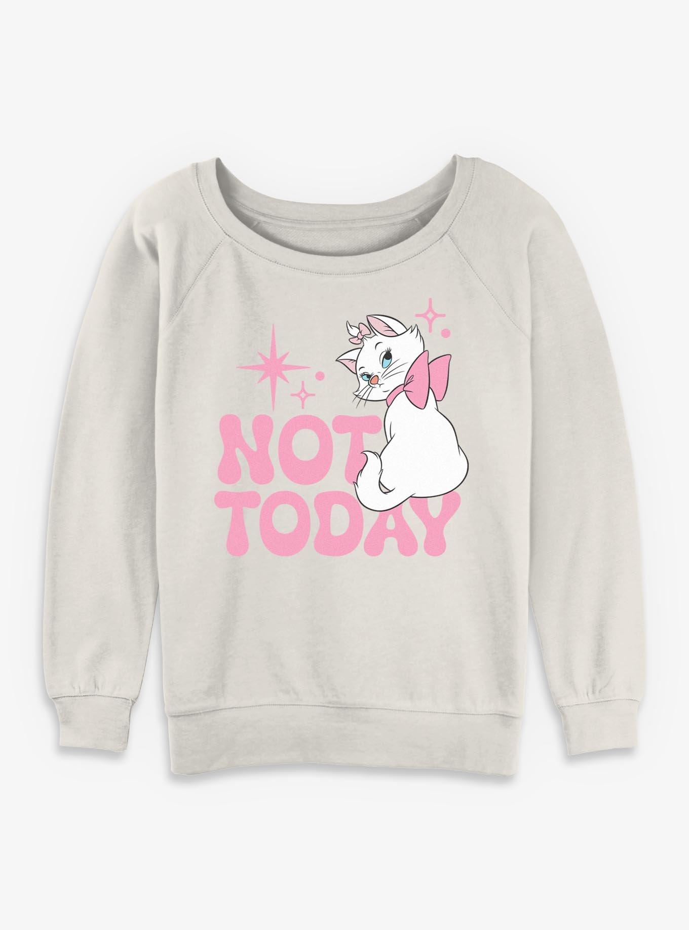 Disney The Aristocats Not Today Womens Slouchy Sweatshirt, , hi-res
