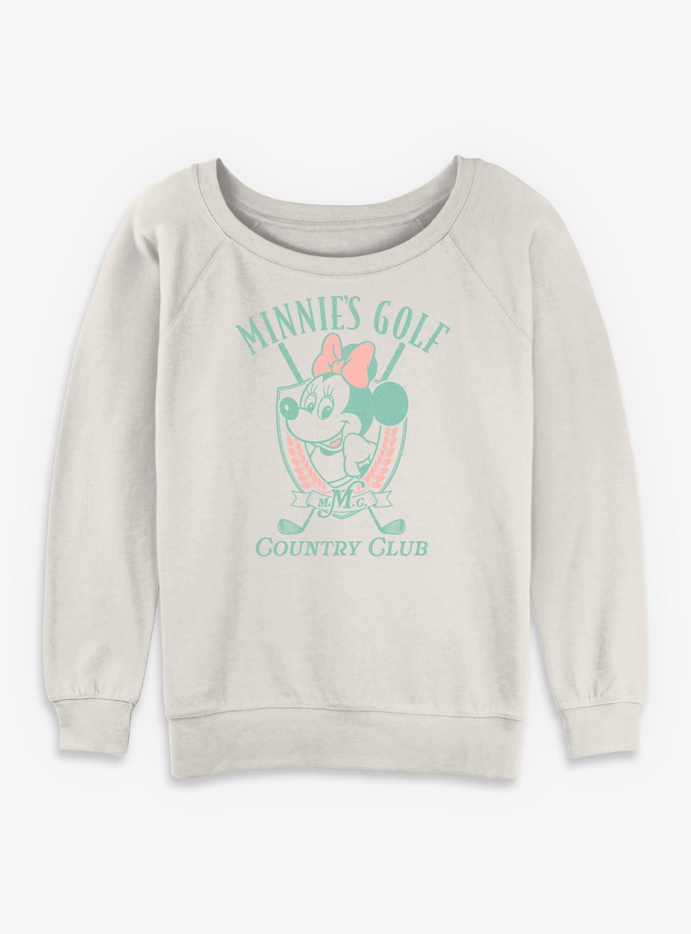 Disney Minnie Mouse Minnie's Golf Country Club Womens Slouchy Sweatshirt, , hi-res