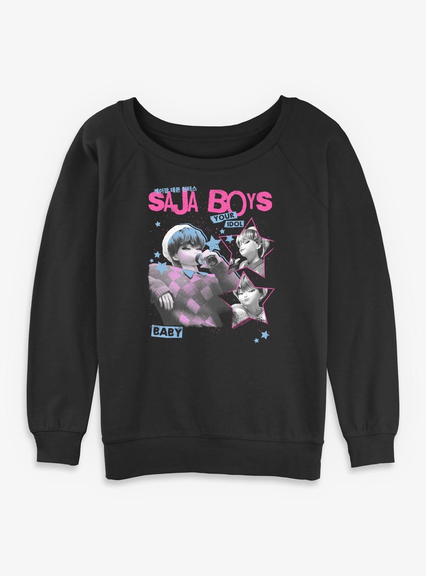 KPop Demon Hunters Saja Boys Baby Your Idol Womens Slouchy Sweatshirt, , hi-res