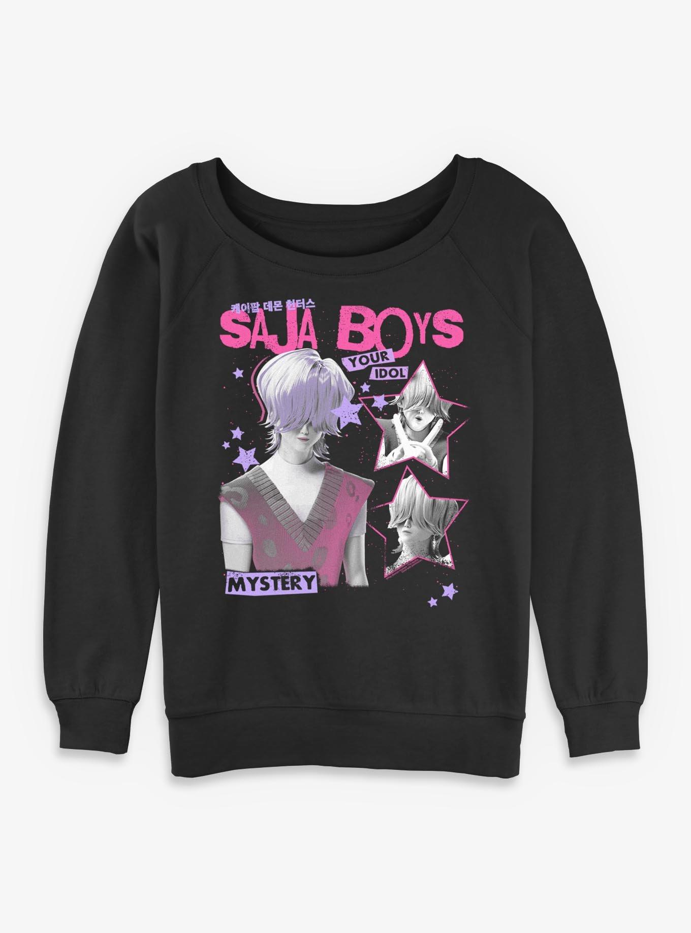 KPop Demon Hunters Saja Boys Mystery Your Idol Womens Slouchy Sweatshirt, , hi-res