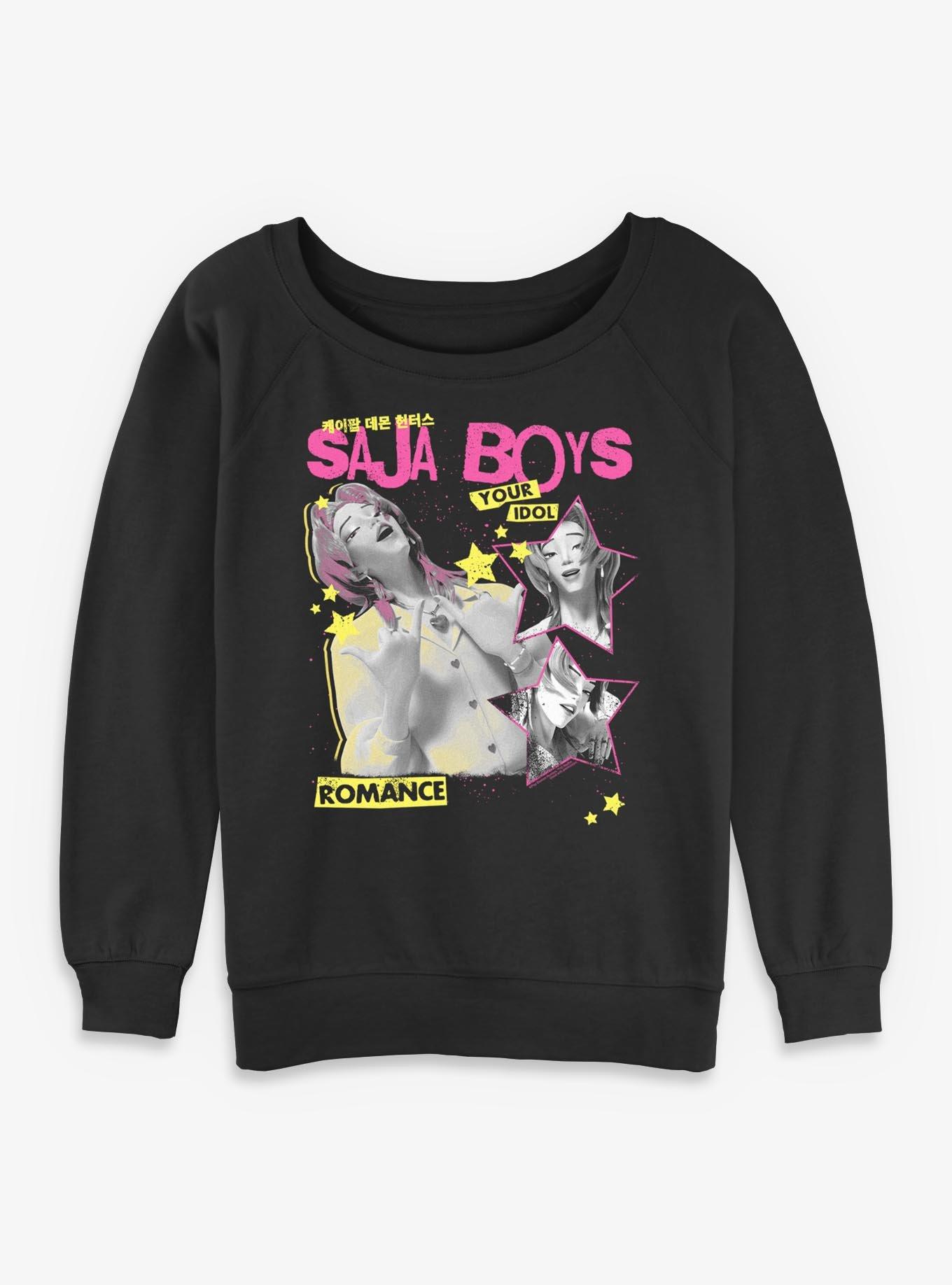 KPop Demon Hunters Saja Boys Romance Your Idol Womens Slouchy Sweatshirt, , hi-res