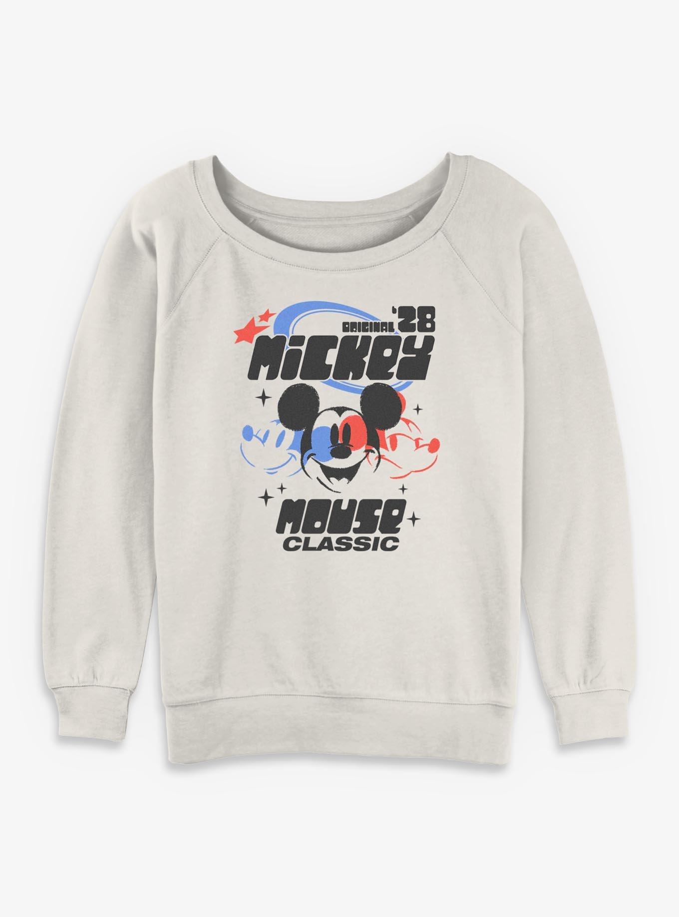 Disney Mickey Mouse Original '28 Classic Womens Slouchy Sweatshirt, , hi-res