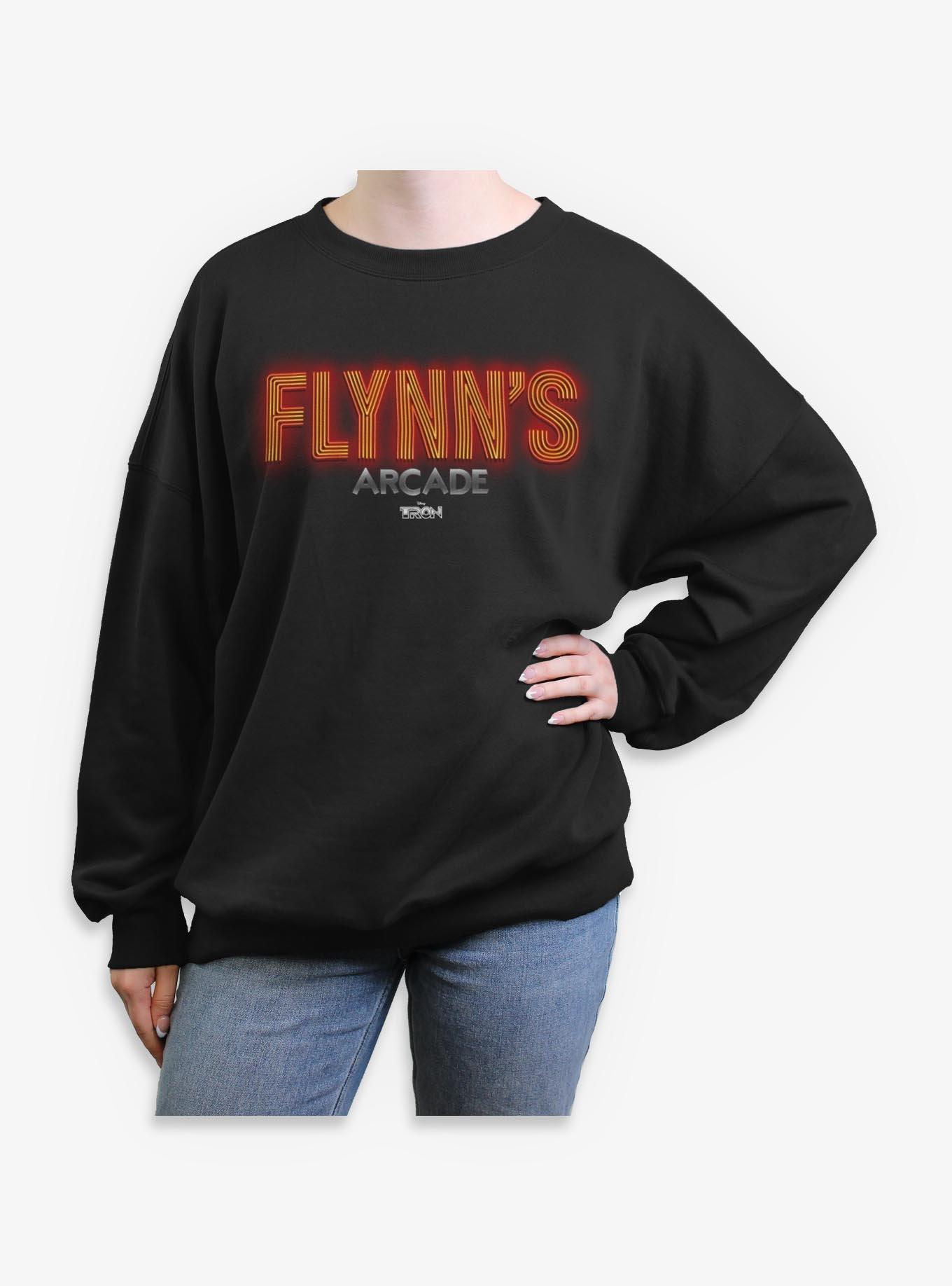 Tron Flynn's Arcade Womens Oversized Sweatshirt, , hi-res