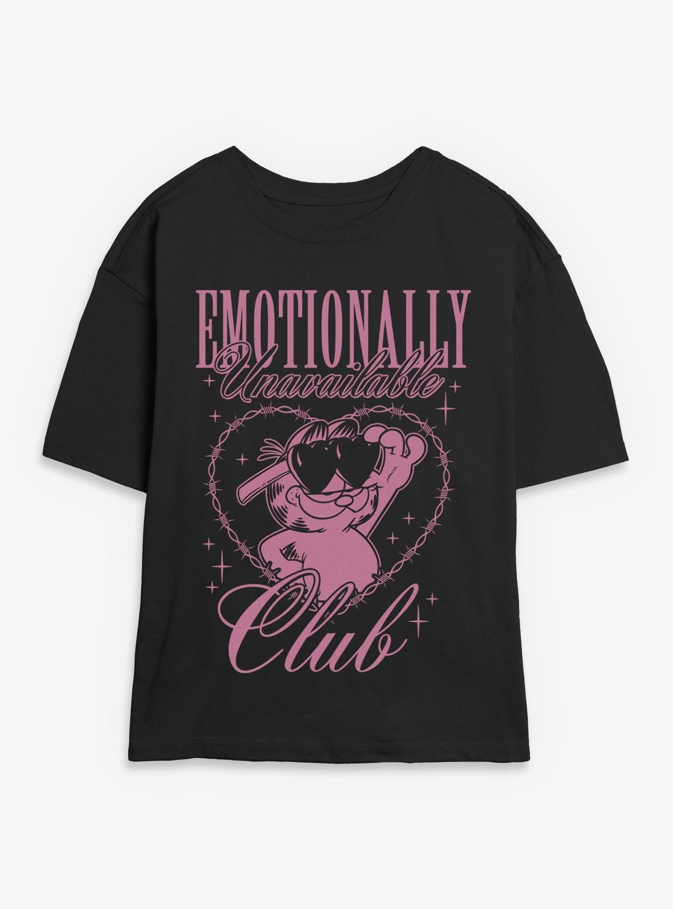 Garfield Emotionally Unavailable Girls Skimmer T-Shirt, , hi-res