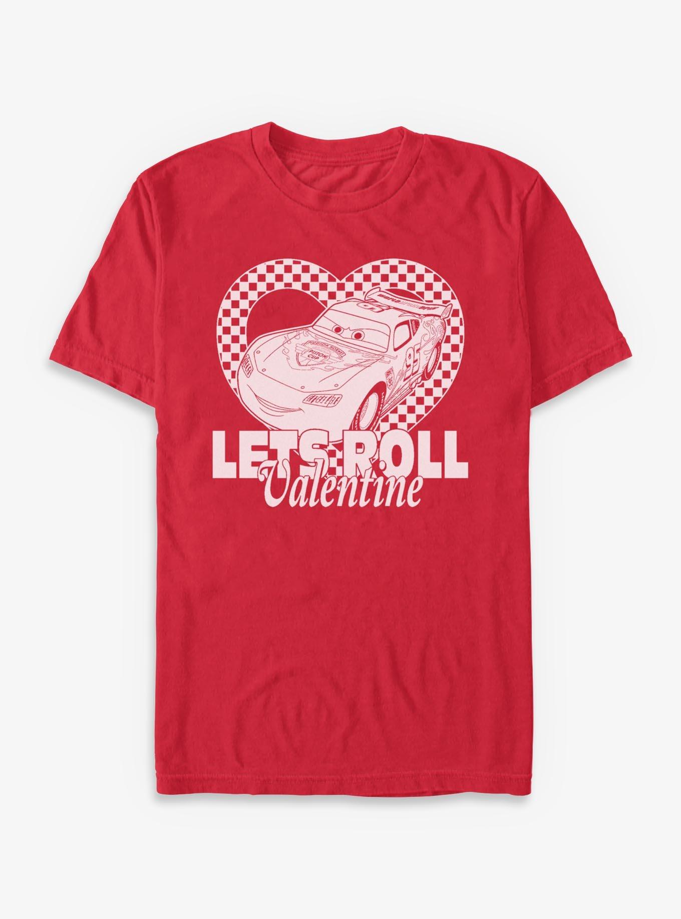 Disney Pixar Cars Mcqueen Heart T-Shirt
