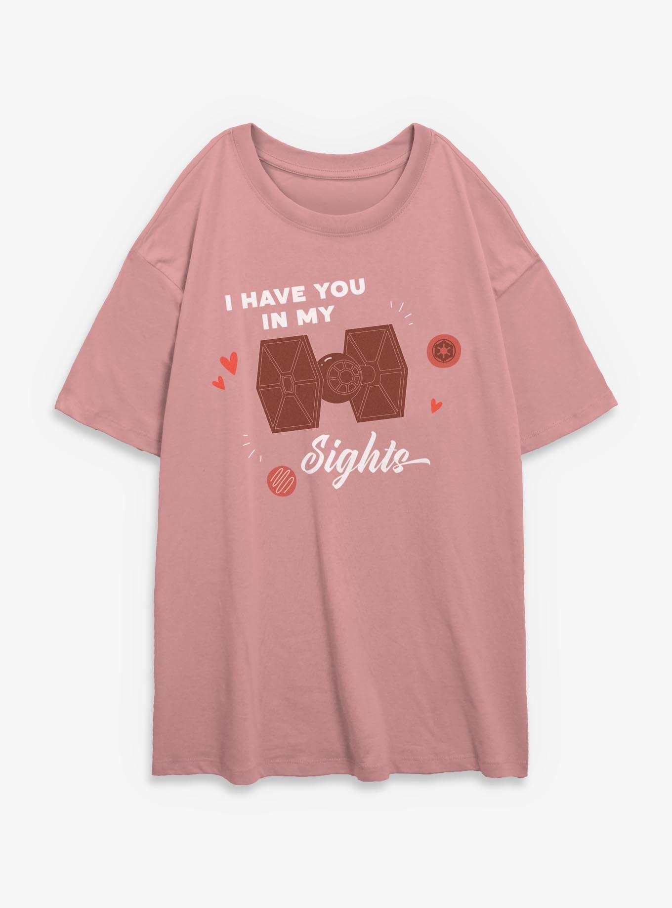 Star Wars I Have You In My Sights Girls Oversized T-Shirt