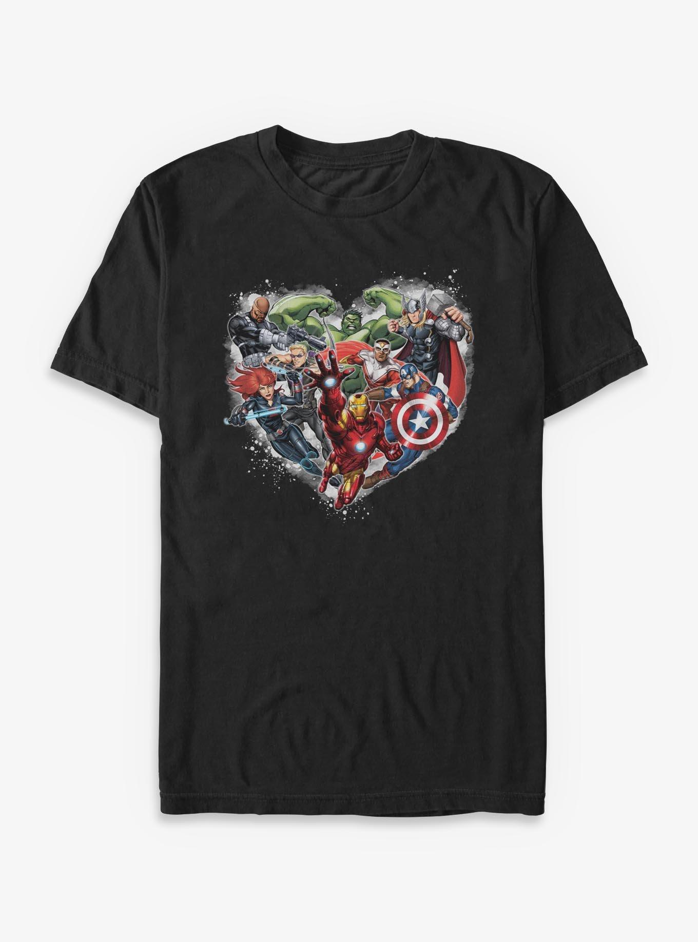 Marvel Avengers Heart T-Shirt, , hi-res