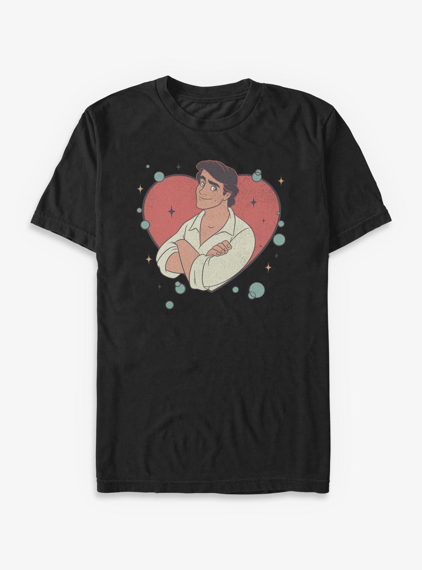 Disney Princesses Prince Eric Heart Lockup T-Shirt