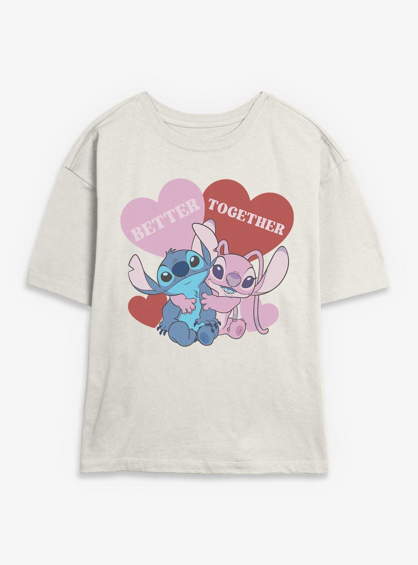 Disney Lilo & Stitch Better Together Girls Skimmer T-Shirt