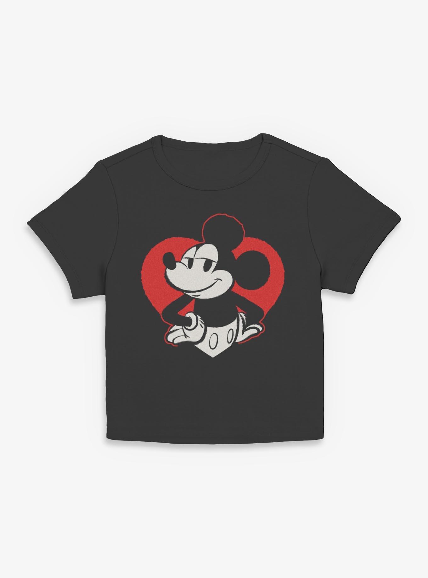 Disney Mickey Mouse Heart Pose Girls Baby T-Shirt, BLACK, hi-res