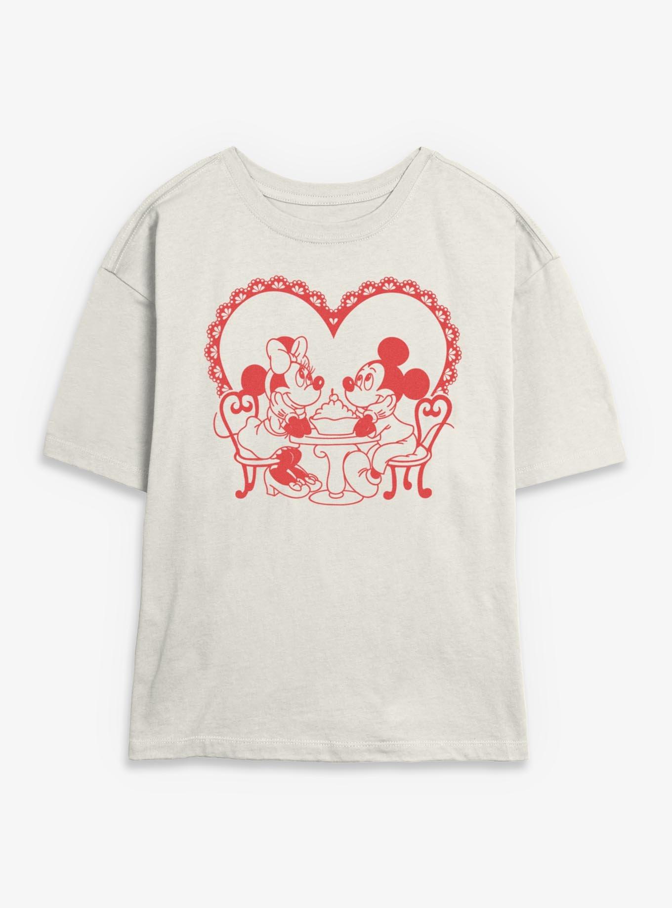 Disney Mickey Mouse & Minnie Mouse Date Night Girls Skimmer T-Shirt, , hi-res