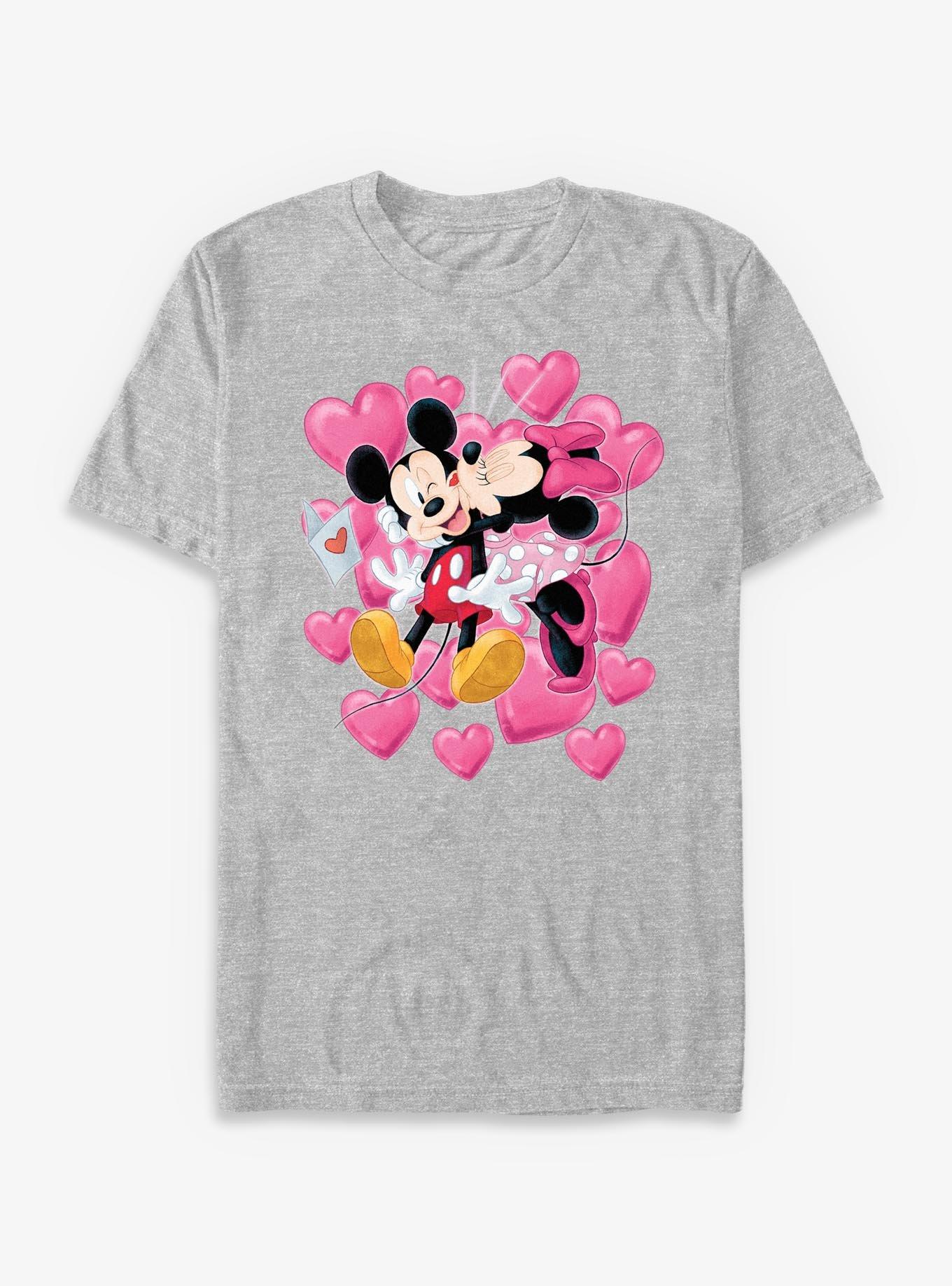 Disney Mickey Mouse & Minnie Mouse Kisses T-Shirt, , hi-res
