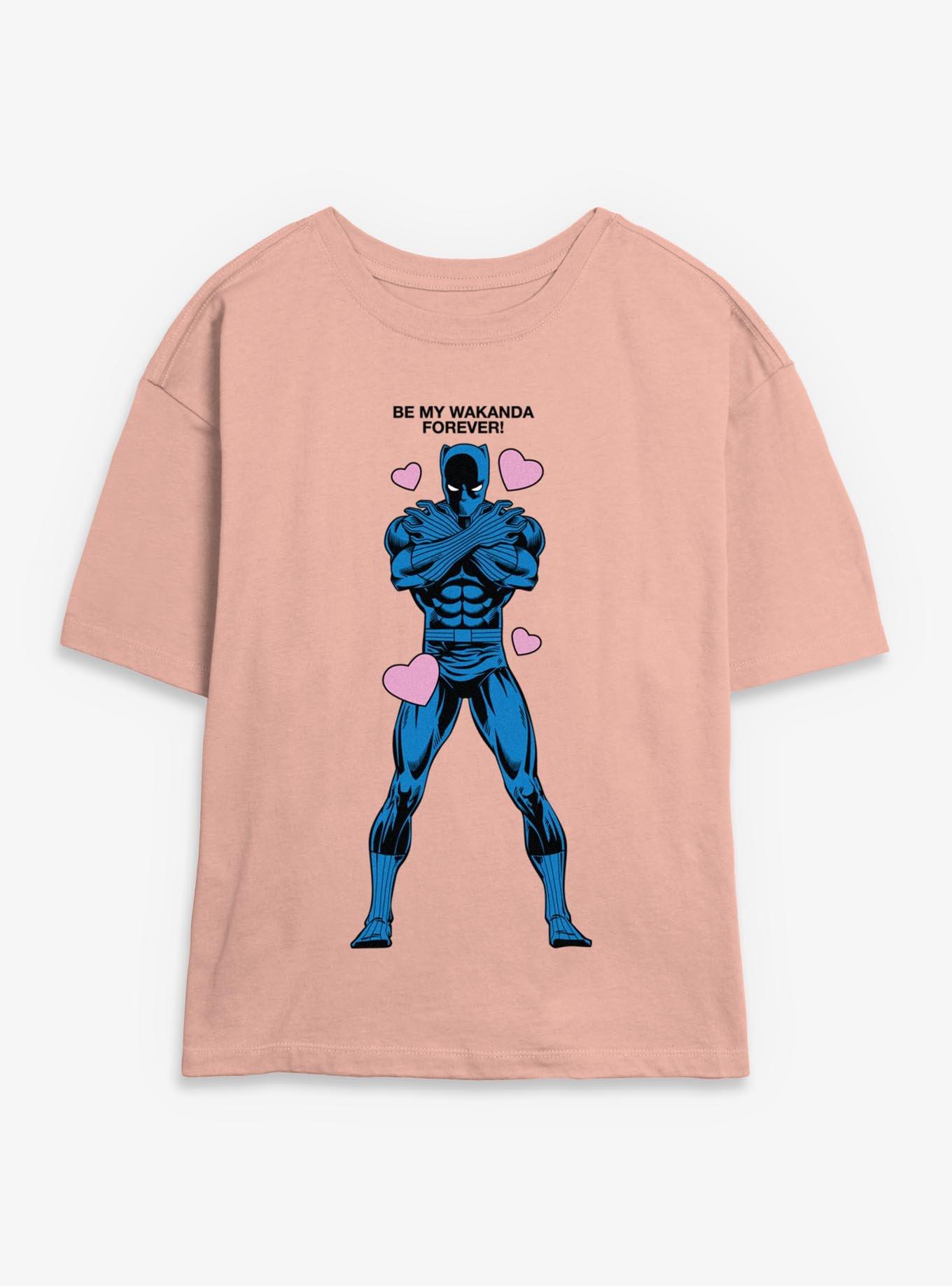 Marvel Black Panther Be My Wakanda Forever Girls Skimmer T-Shirt