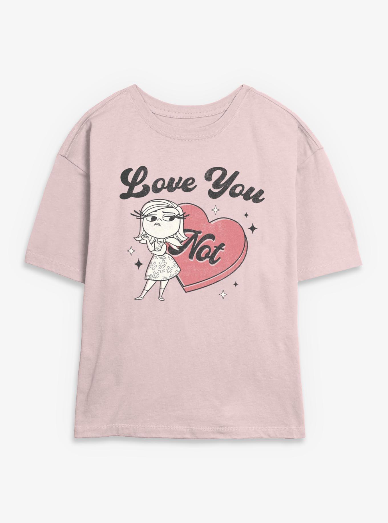 Disney Pixar Inside Out Love You Not Girls Skimmer T-Shirt