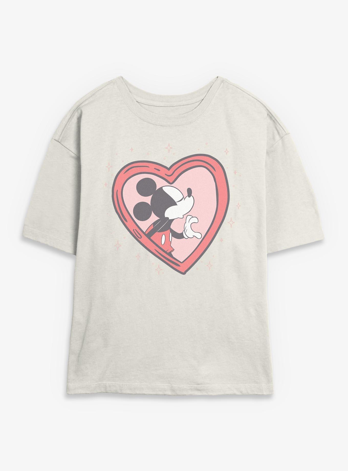 Disney Mickey Mouse Heart Locket Girls Skimmer T-Shirt, , hi-res