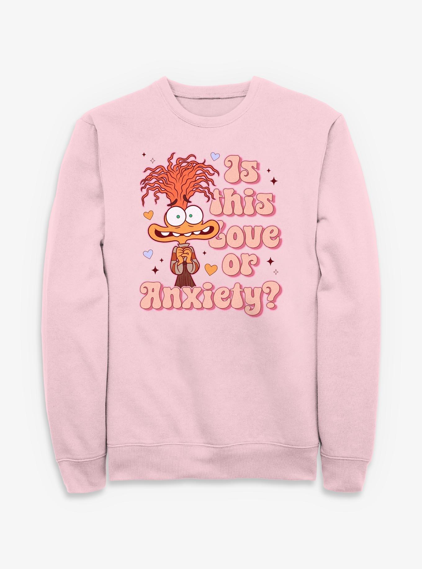 Disney Pixar Inside Out 2 Love Or Anxiety Sweatshirt, , hi-res