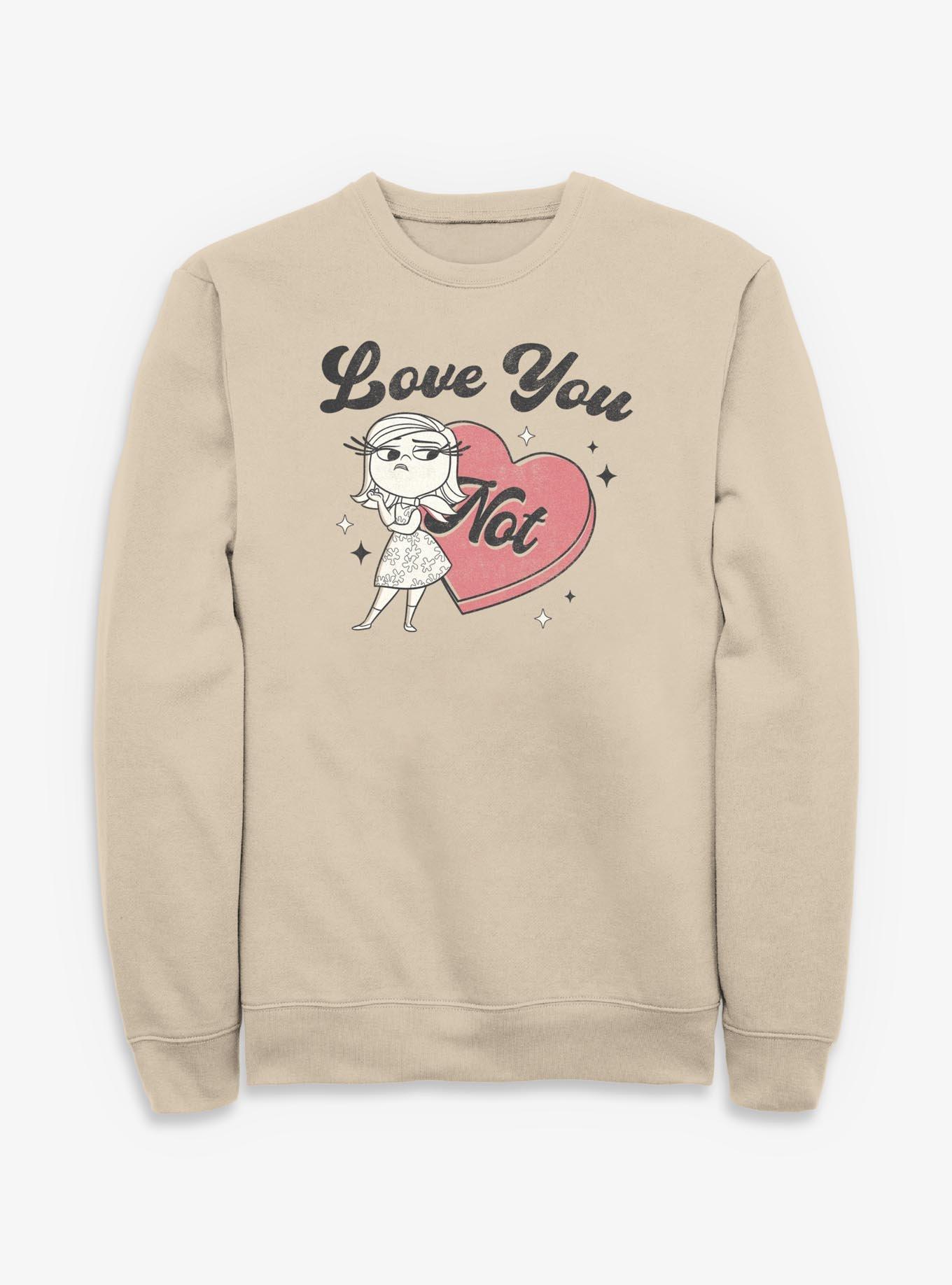 Disney Pixar Inside Out Love You Not Sweatshirt