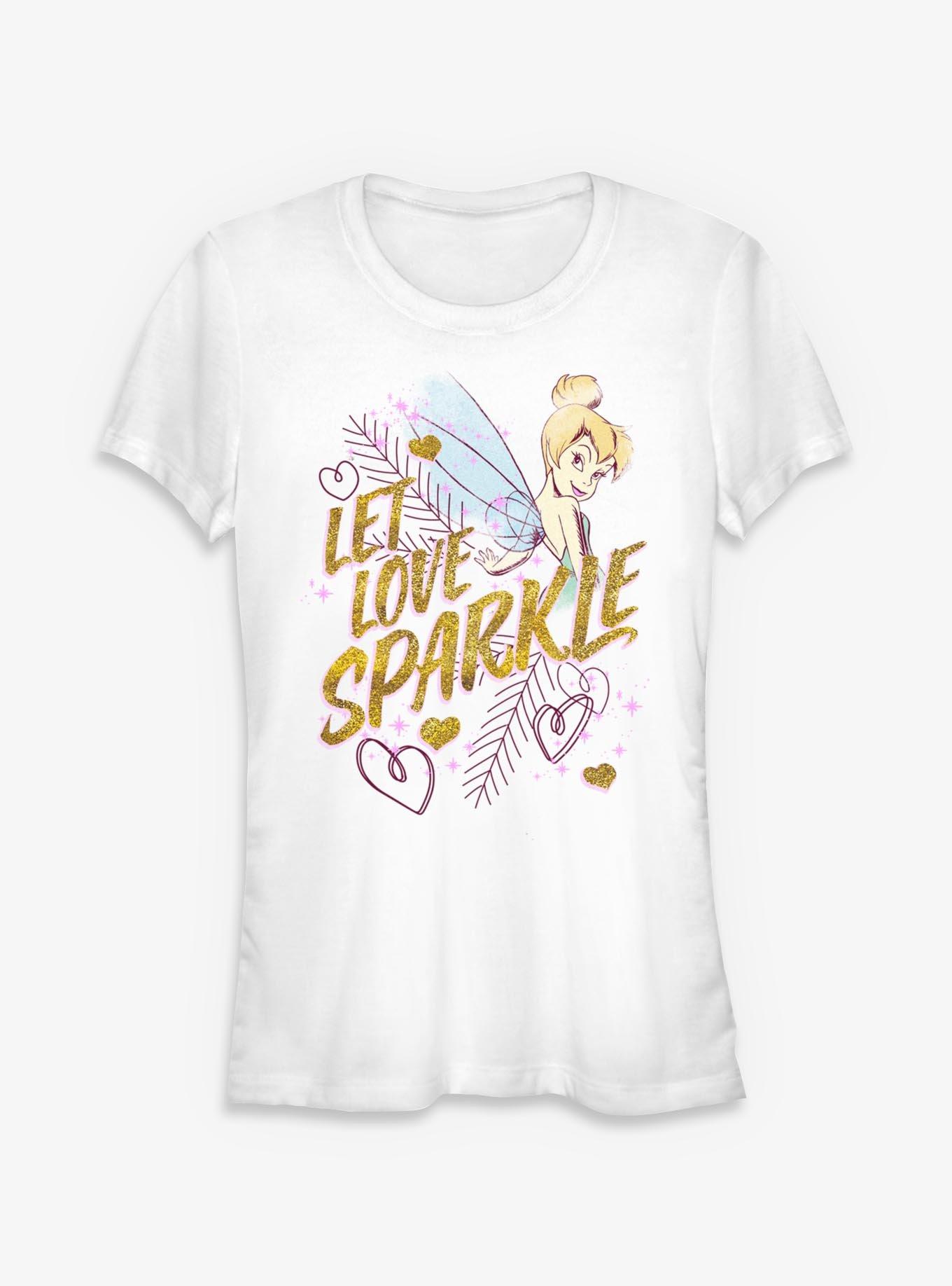 Disney Tinker Bell Let Love Sparkle Girls T-Shirt