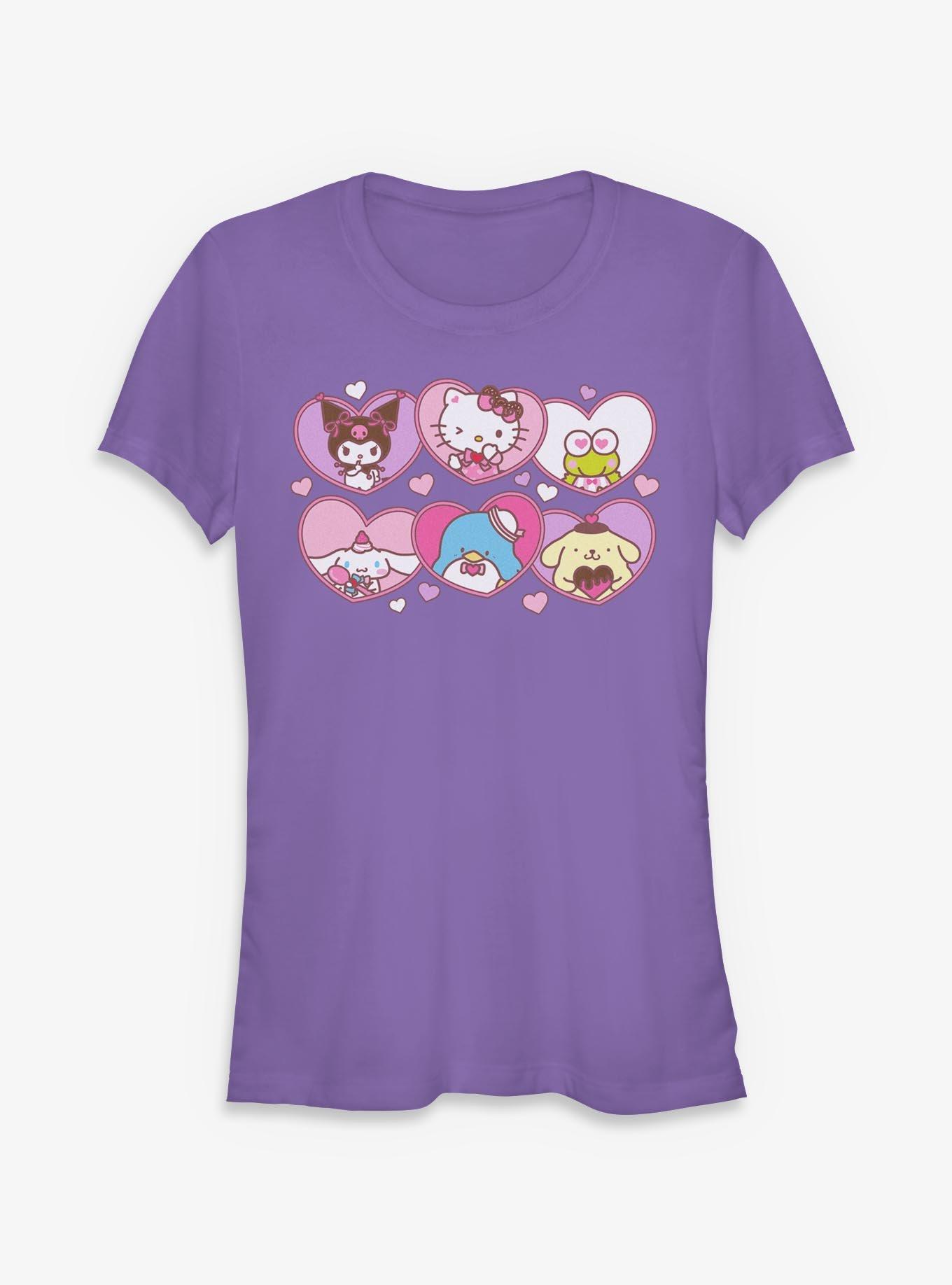 Sanrio Hello Kitty Heart Frames Girls T-Shirt, , hi-res